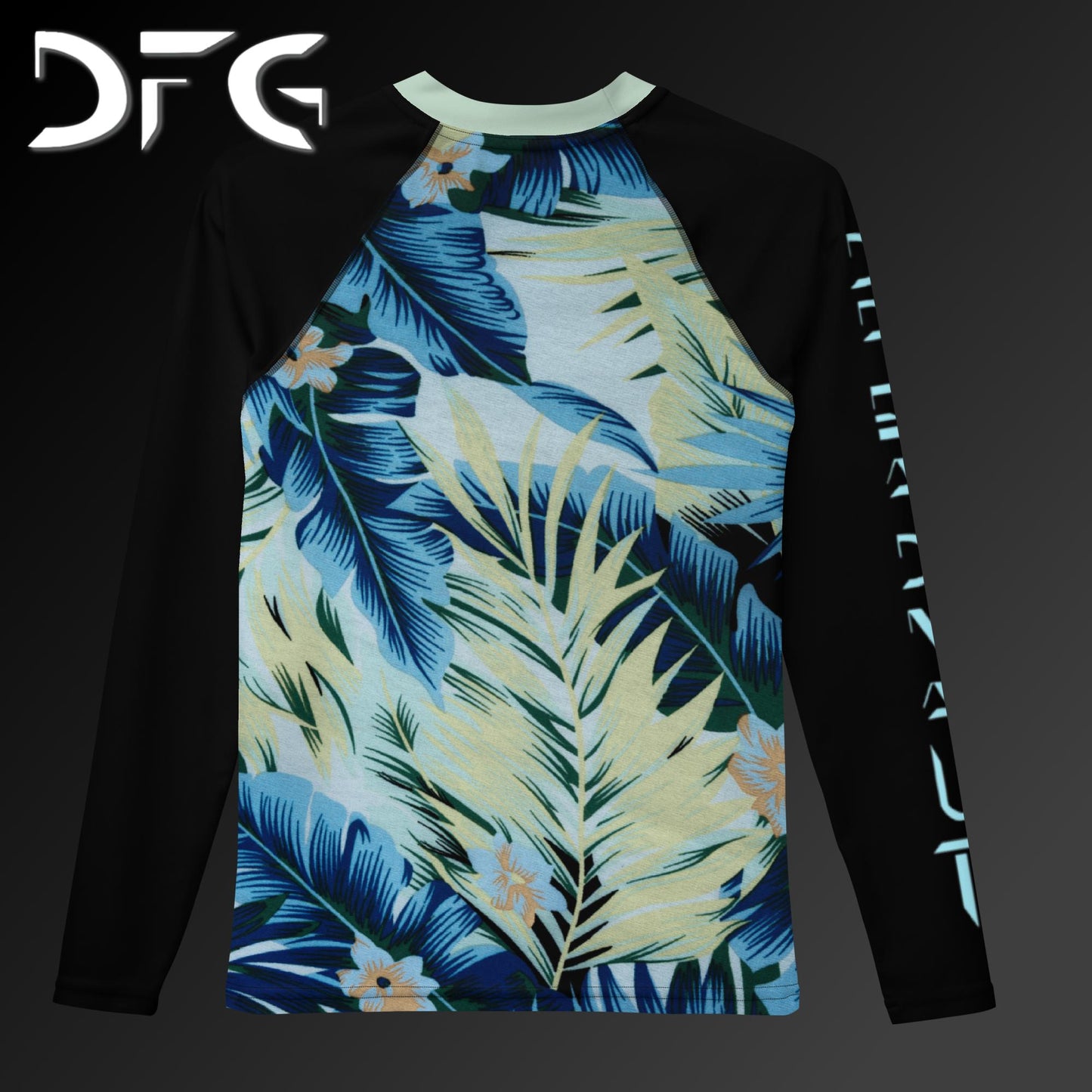 Youth Floral Long-Sleeved Rash Guard