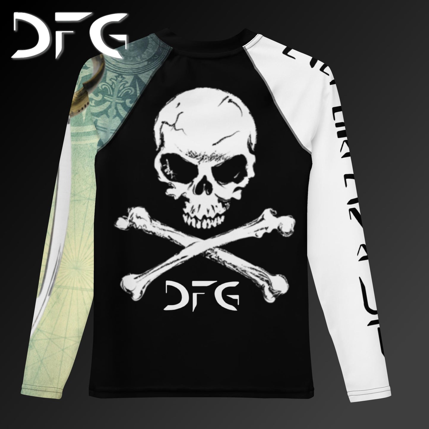 Youth Pirate Long-Sleeved Rash Guard