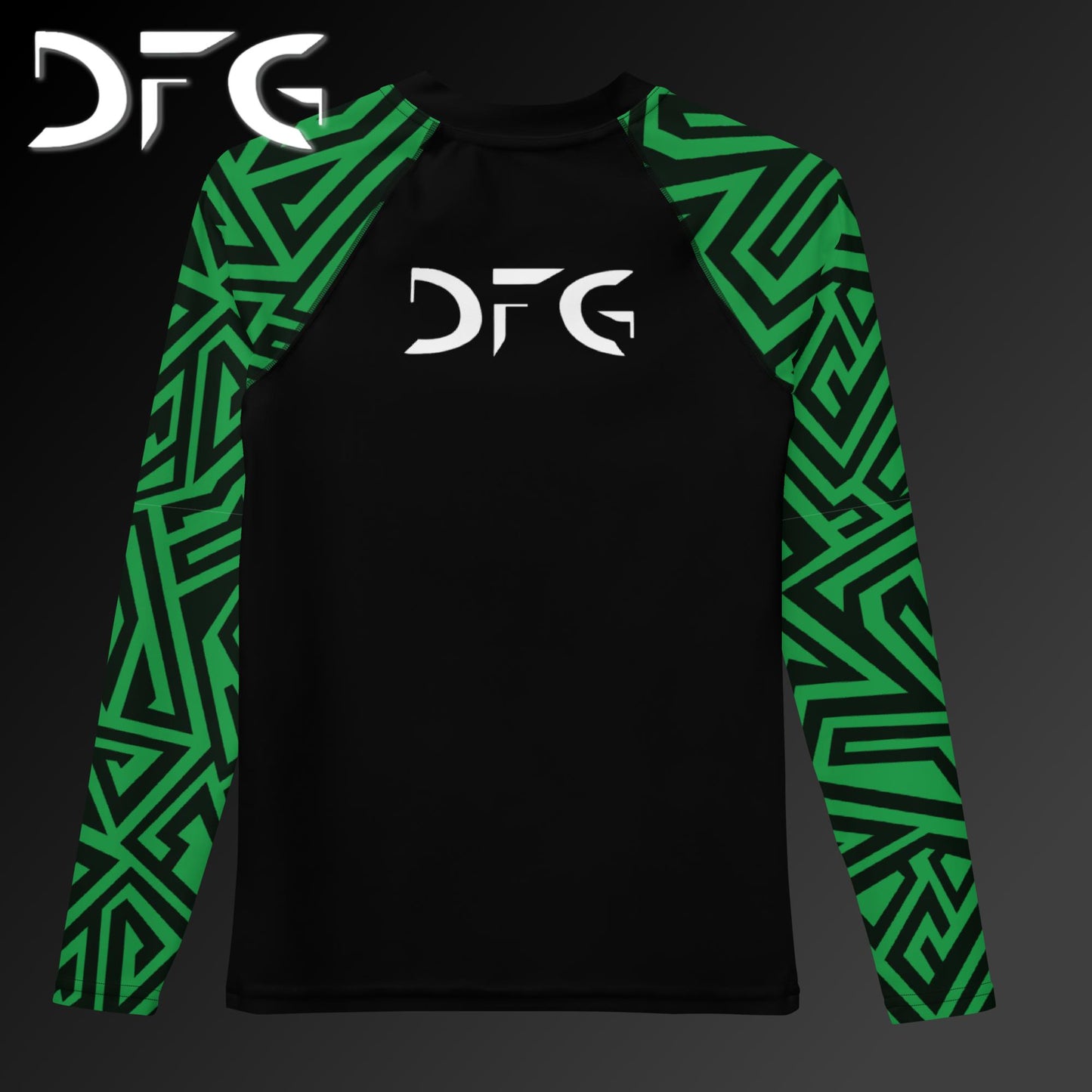 Youth Green OI Long-Sleeved Rash Guard