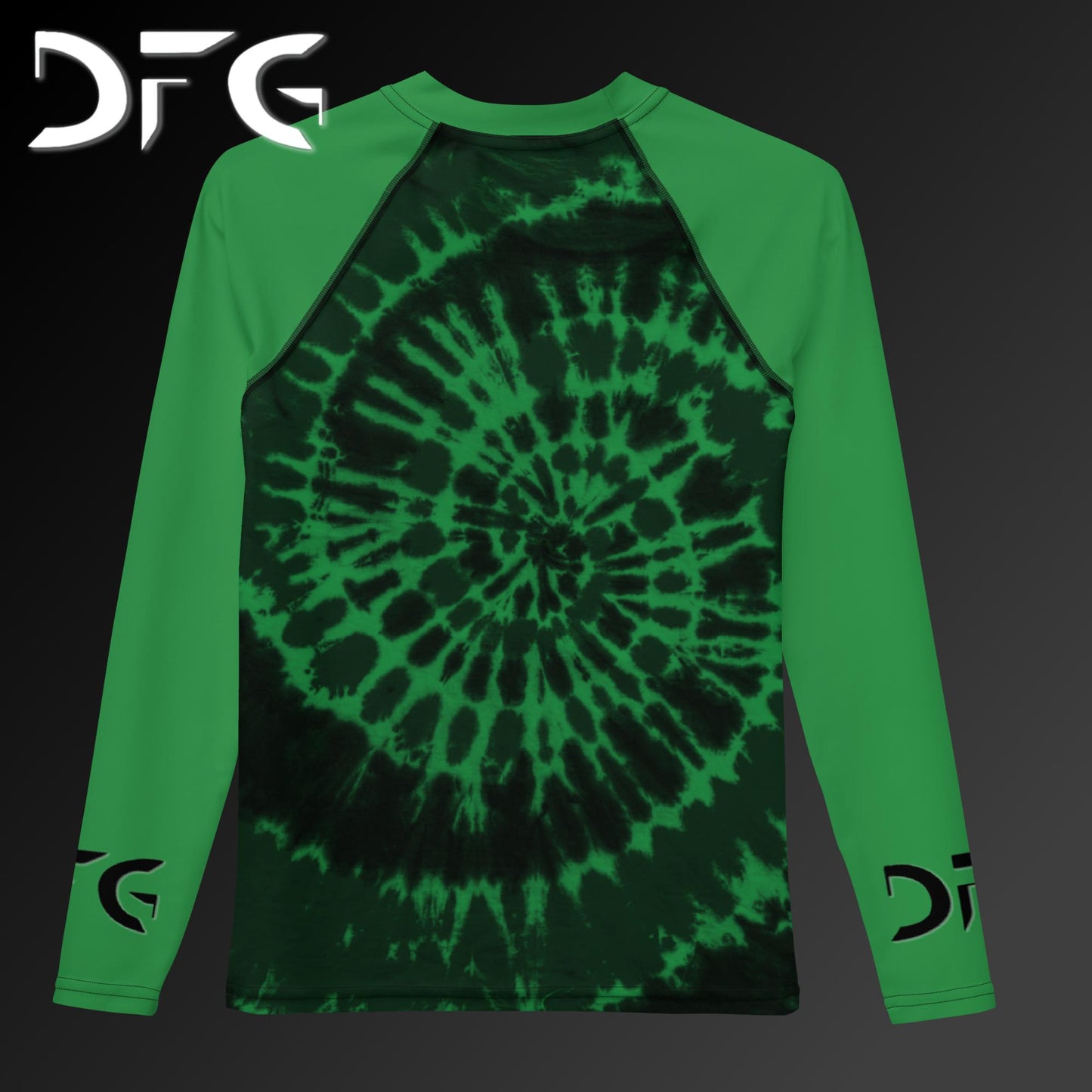 Youth Green TiDi Long-Sleeved Rash Guard