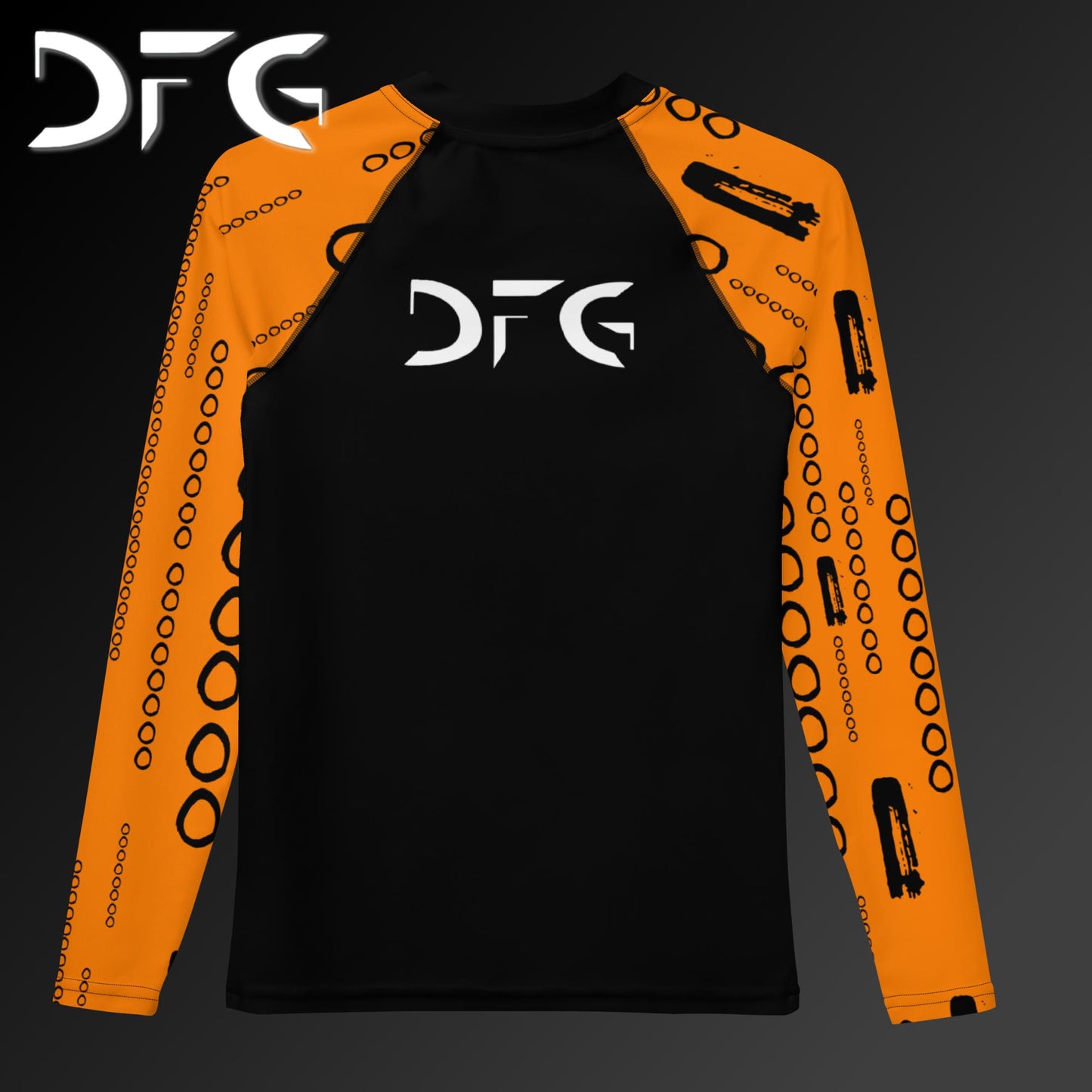 Youth Orange OI Long-Sleeved Rash Guard