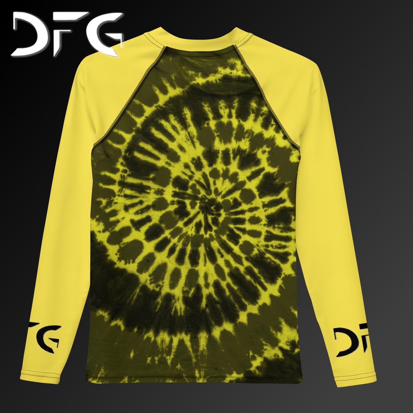 Youth Yellow TiDi Long-Sleeved Rash Guard