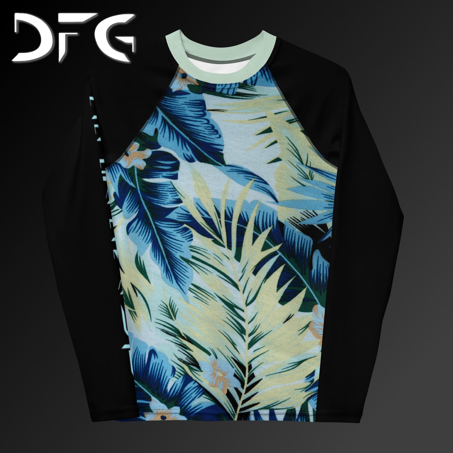Youth Floral Long-Sleeved Rash Guard