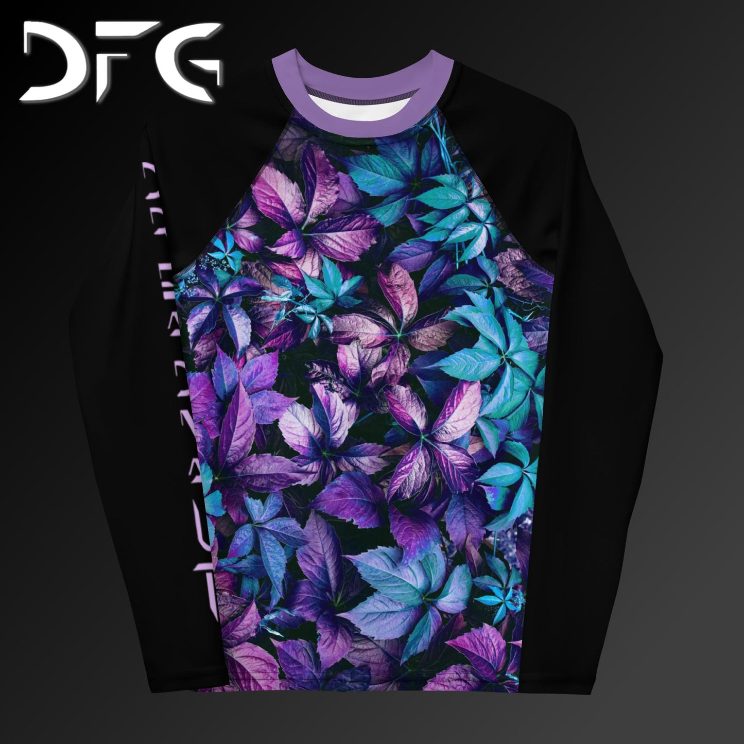 Youth Floral Long-Sleeved Rash Guard