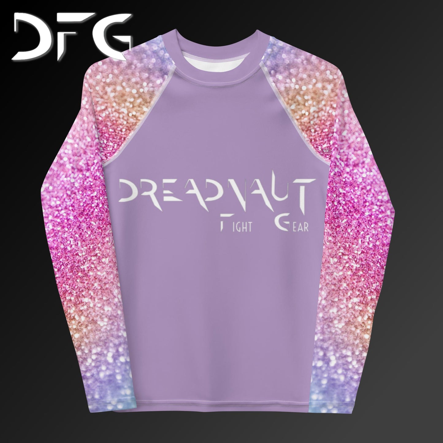 Youth Glitter Long-Sleeved Rash Guard