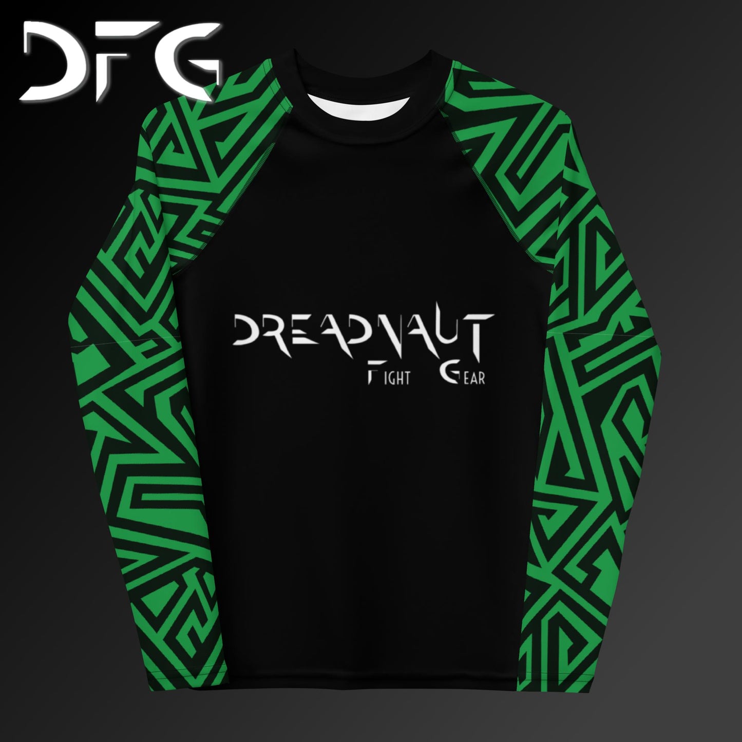Youth Green OI Long-Sleeved Rash Guard