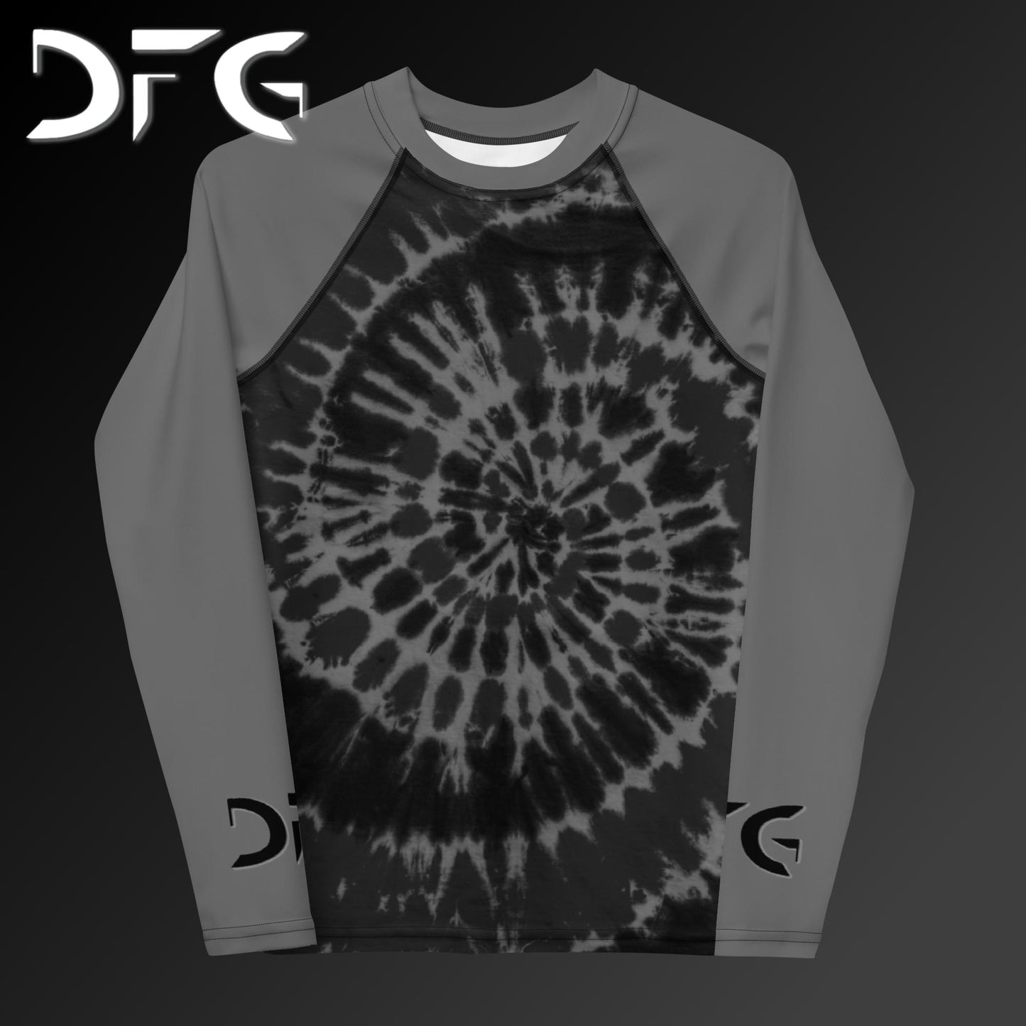 Youth Grey TiDi Long-Sleeved Rash Guard