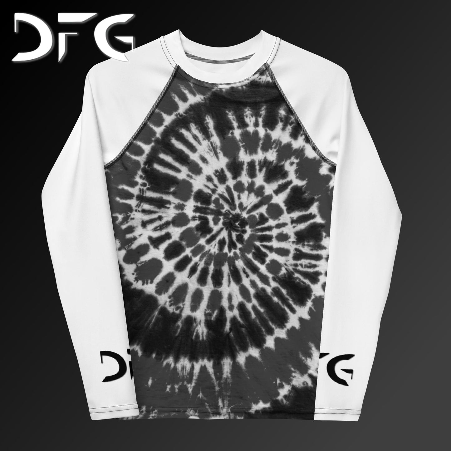 Youth White TiDi Long-Sleeved Rash Guard