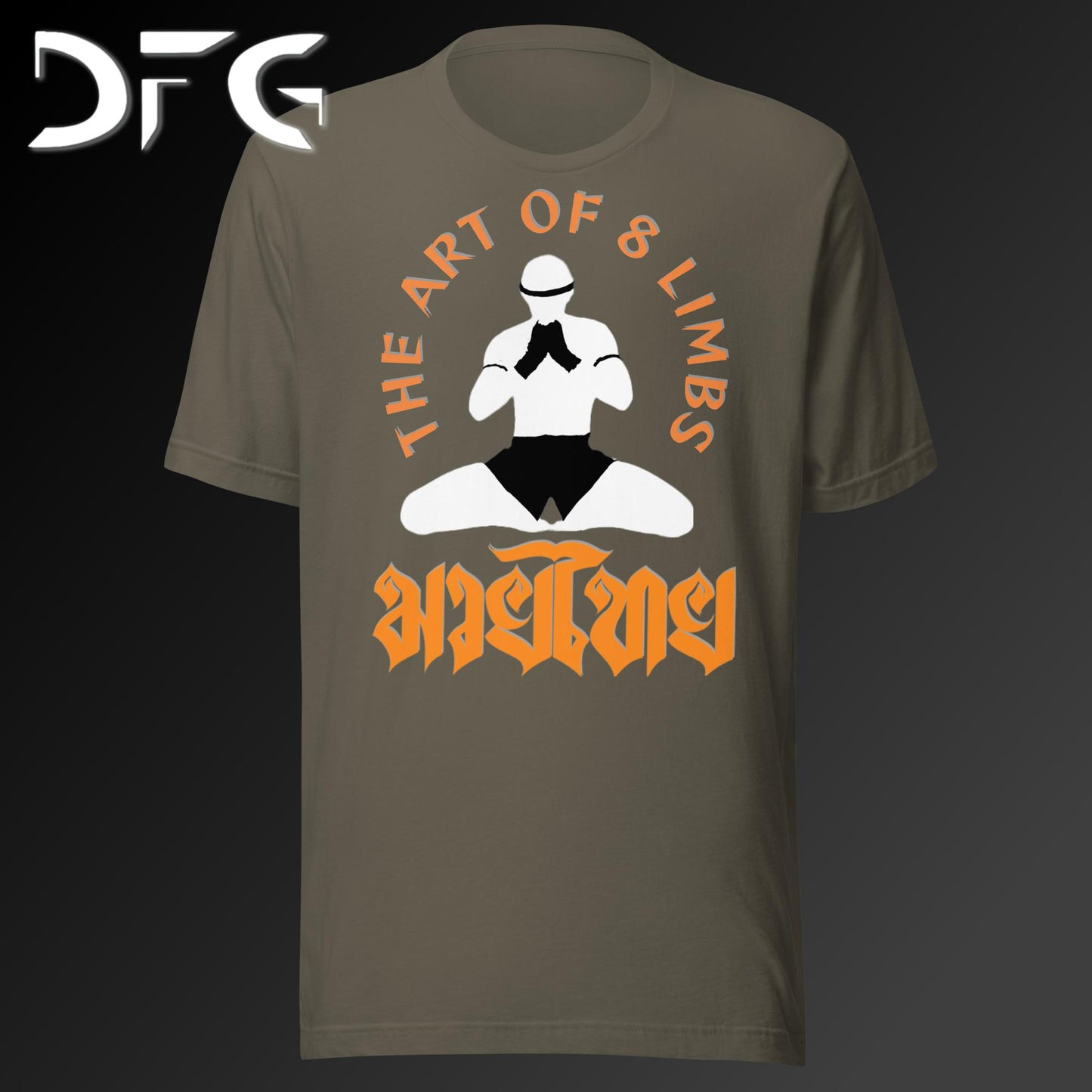 Adult Short-Sleeved T-Shirt Muay Thai Orange