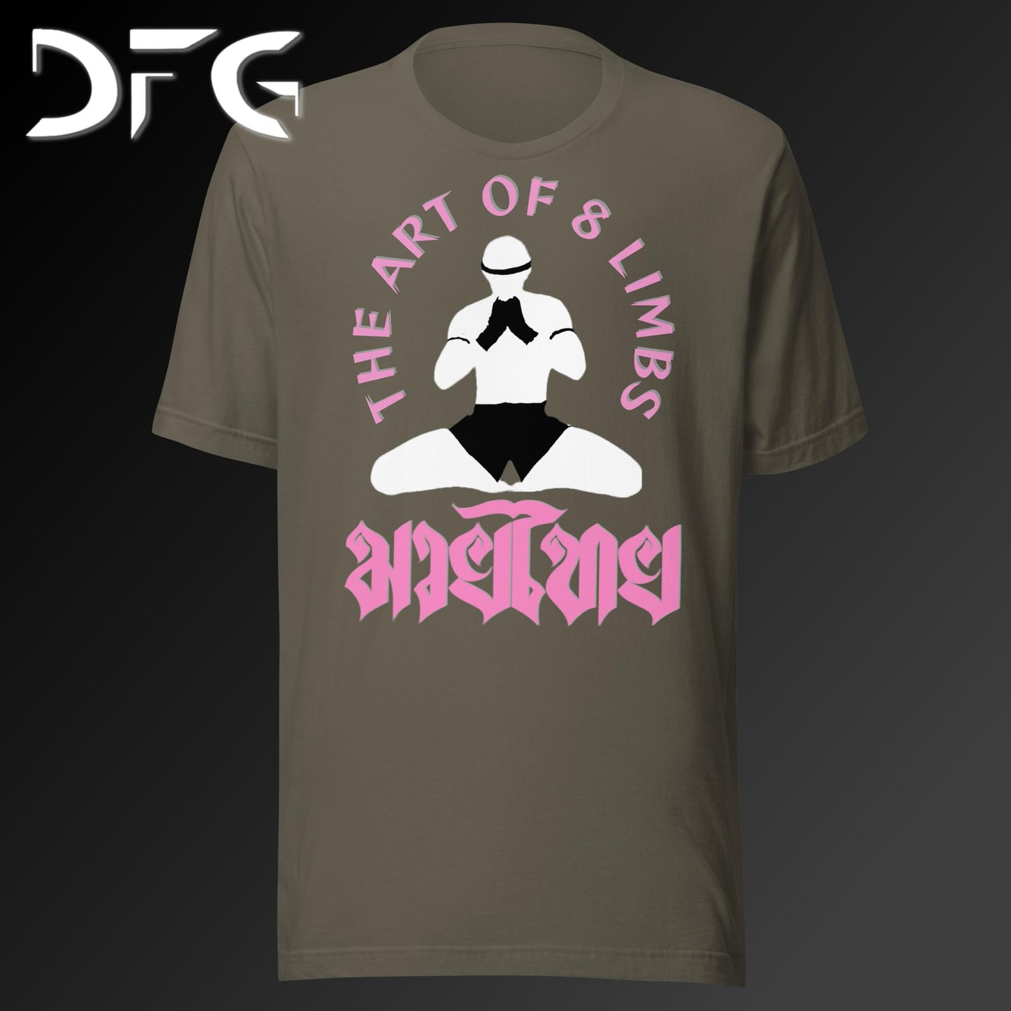 Adult Short-Sleeved T-Shirt Muay Thai Pink