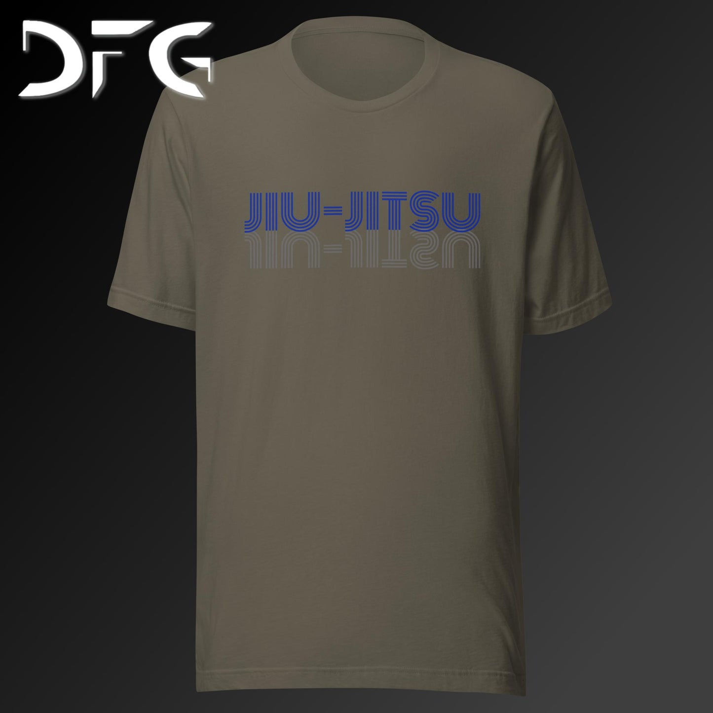 Adult Short-Sleeved T-Shirt BJJ Blue