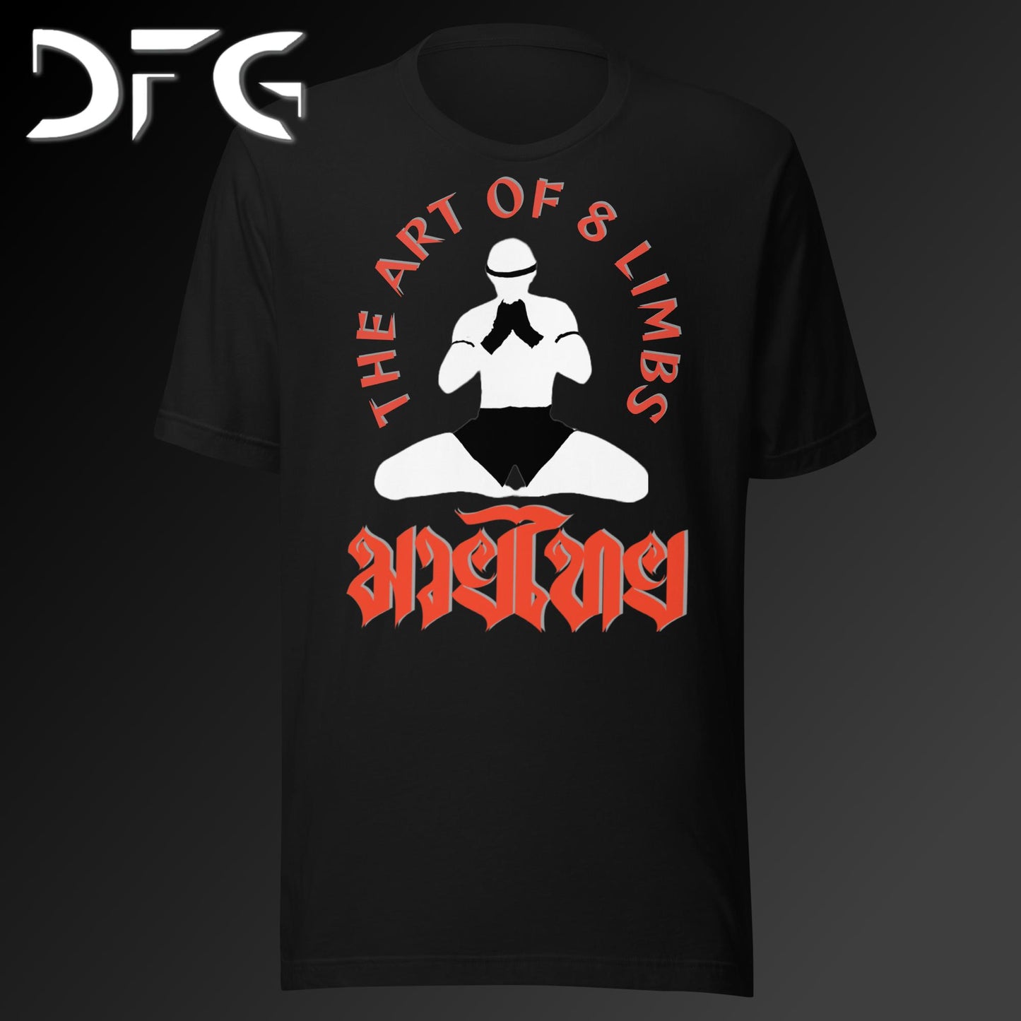 Adult Short-Sleeved T-Shirt Muay Thai Red