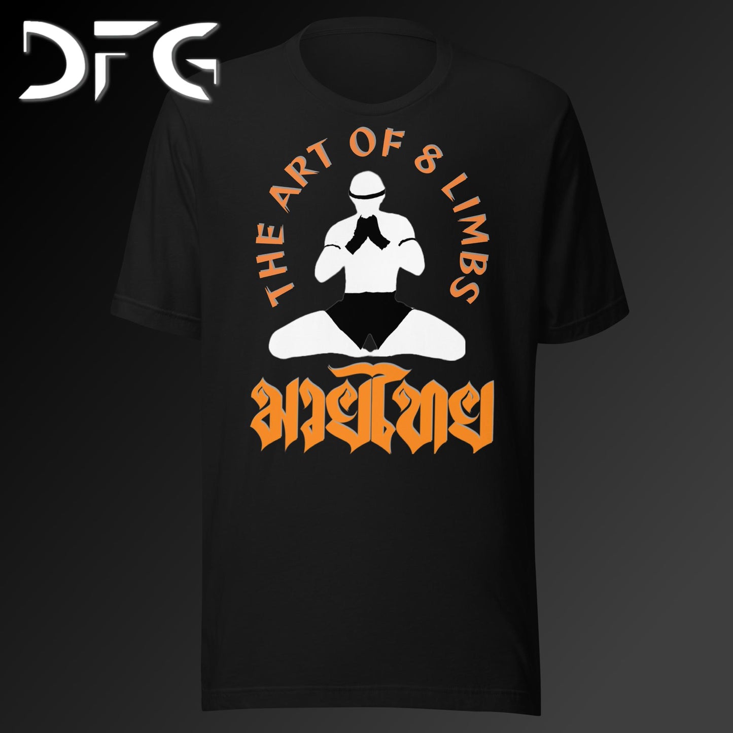 Adult Short-Sleeved T-Shirt Muay Thai Orange