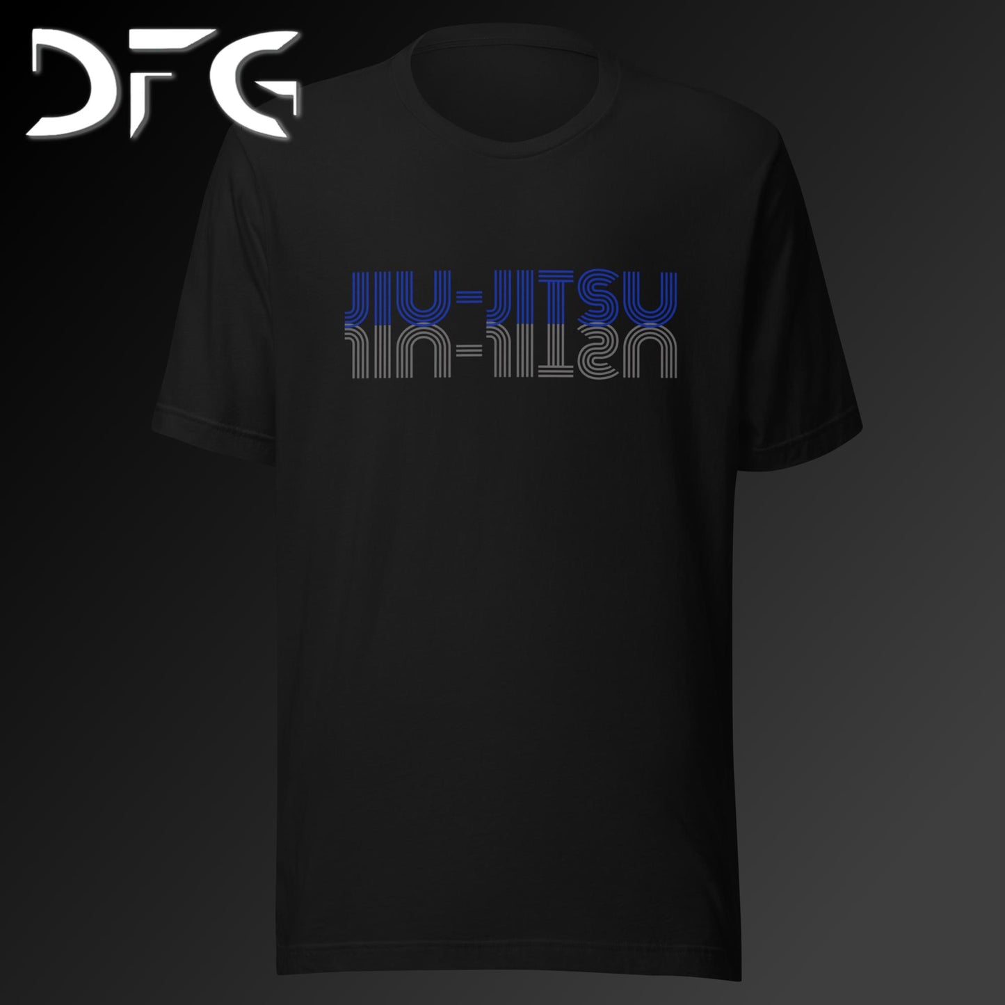 Adult Short-Sleeved T-Shirt BJJ Blue
