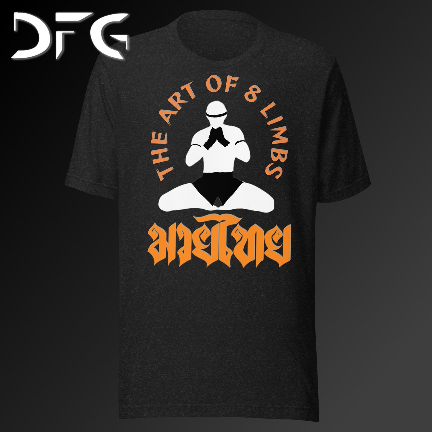 Adult Short-Sleeved T-Shirt Muay Thai Orange