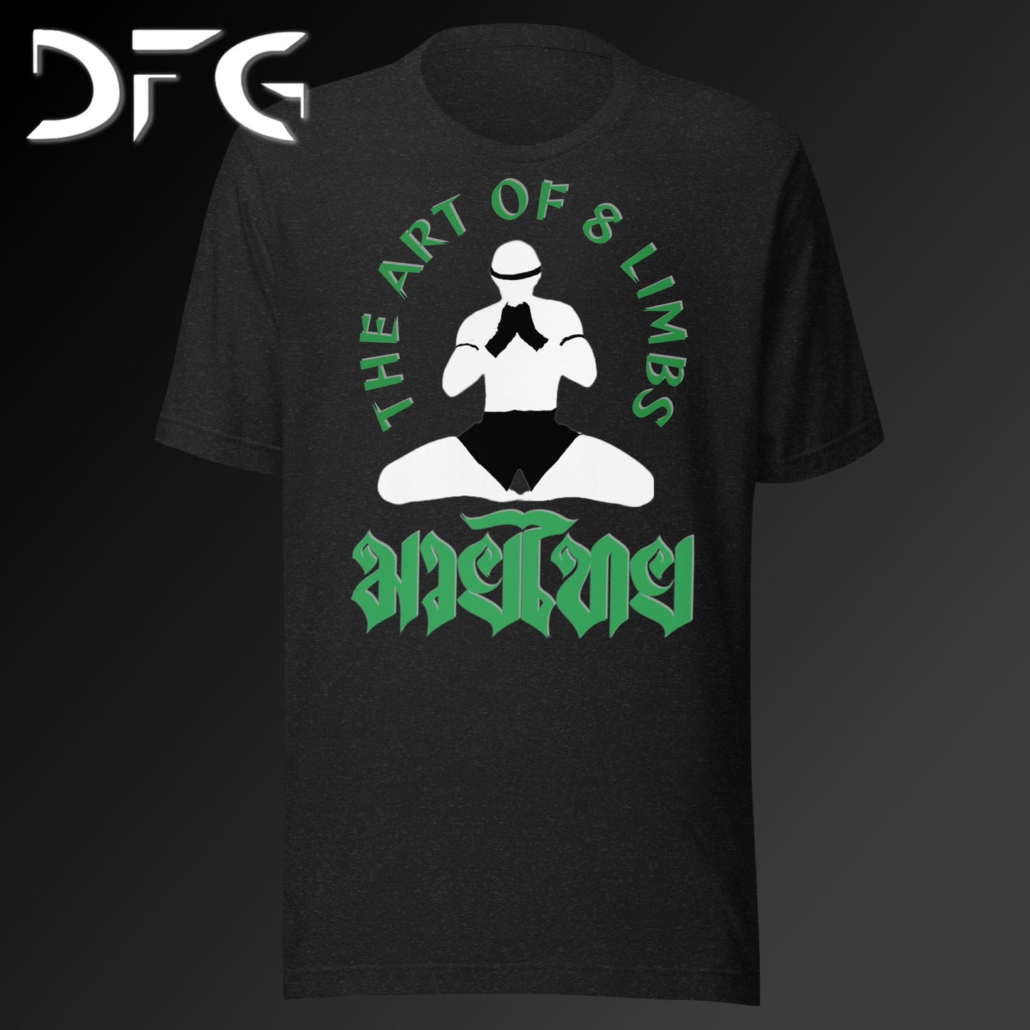 Adult Short-Sleeved T-Shirt Muay Thai Green