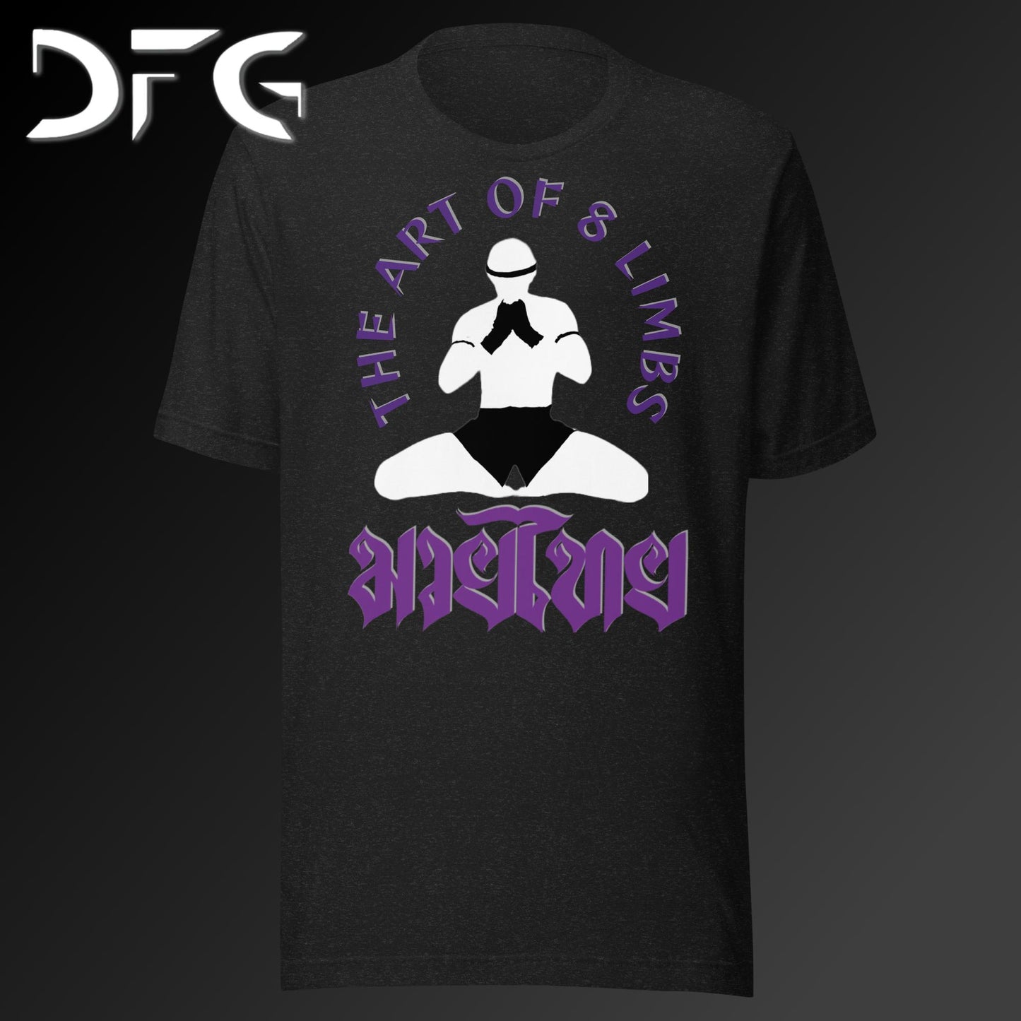 Adult Short-Sleeved T-Shirt Muay Thai Purple