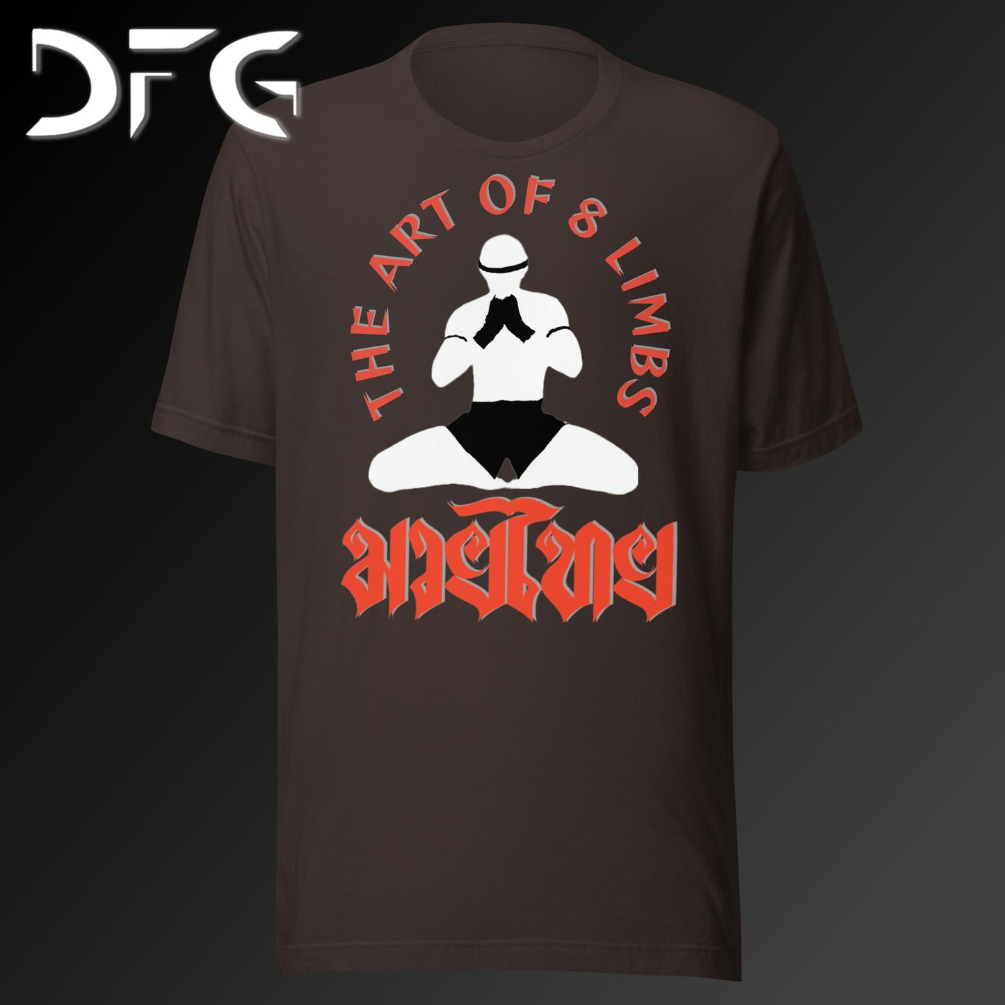 Adult Short-Sleeved T-Shirt Muay Thai Red