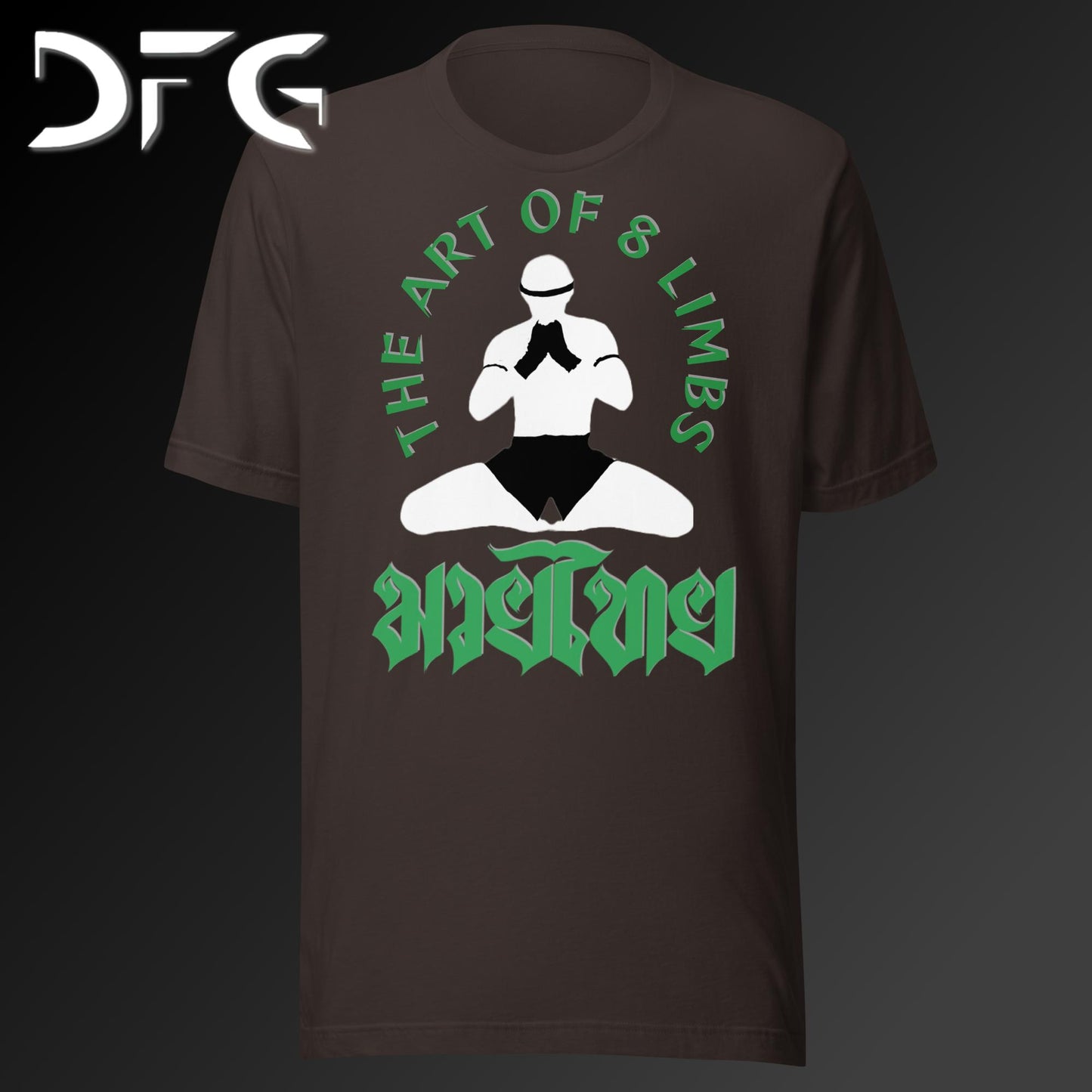 Adult Short-Sleeved T-Shirt Muay Thai Green