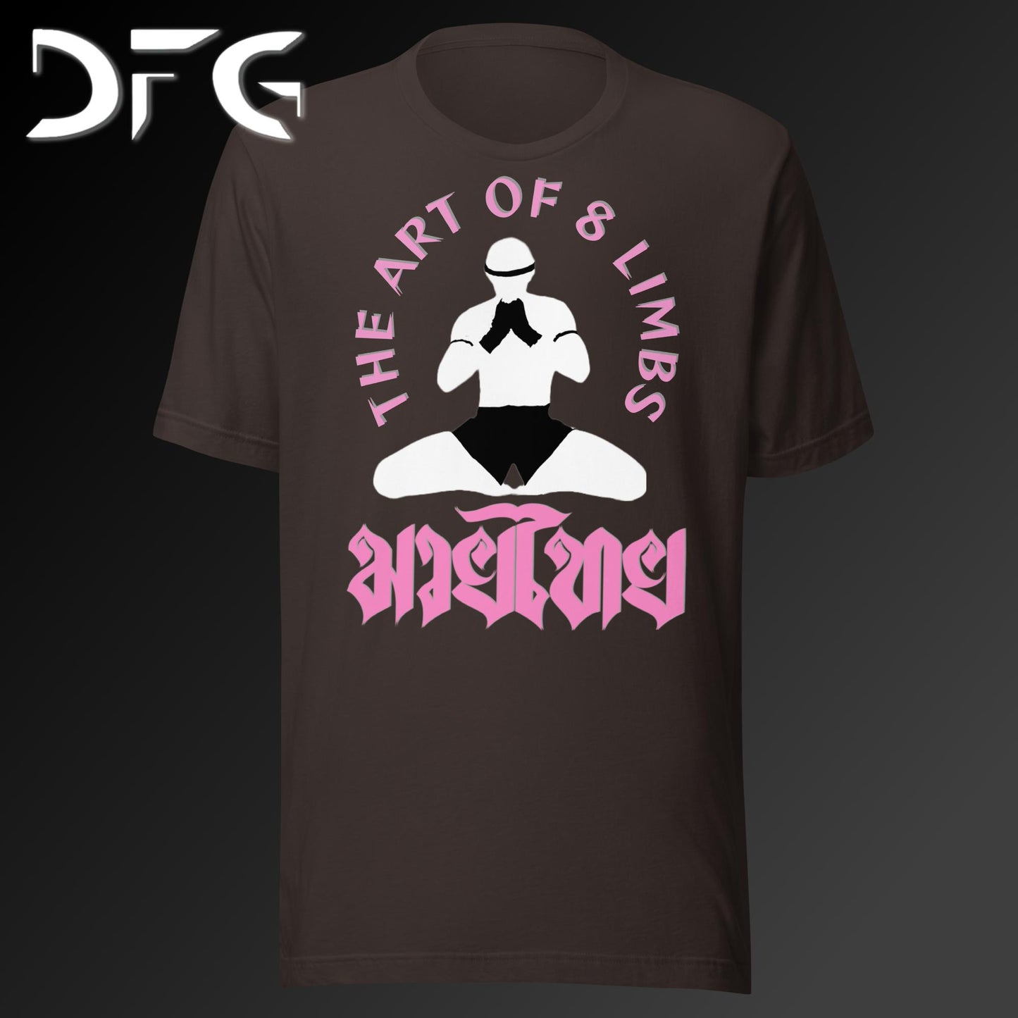 Adult Short-Sleeved T-Shirt Muay Thai Pink
