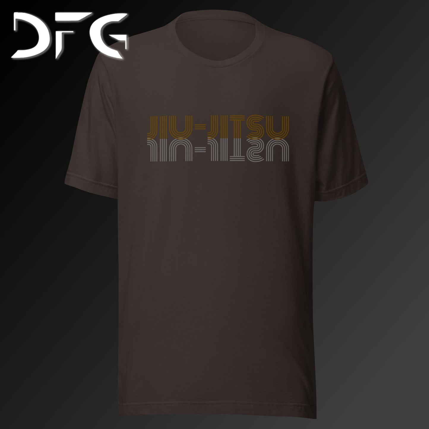 Adult Short-Sleeved T-Shirt BJJ Brown