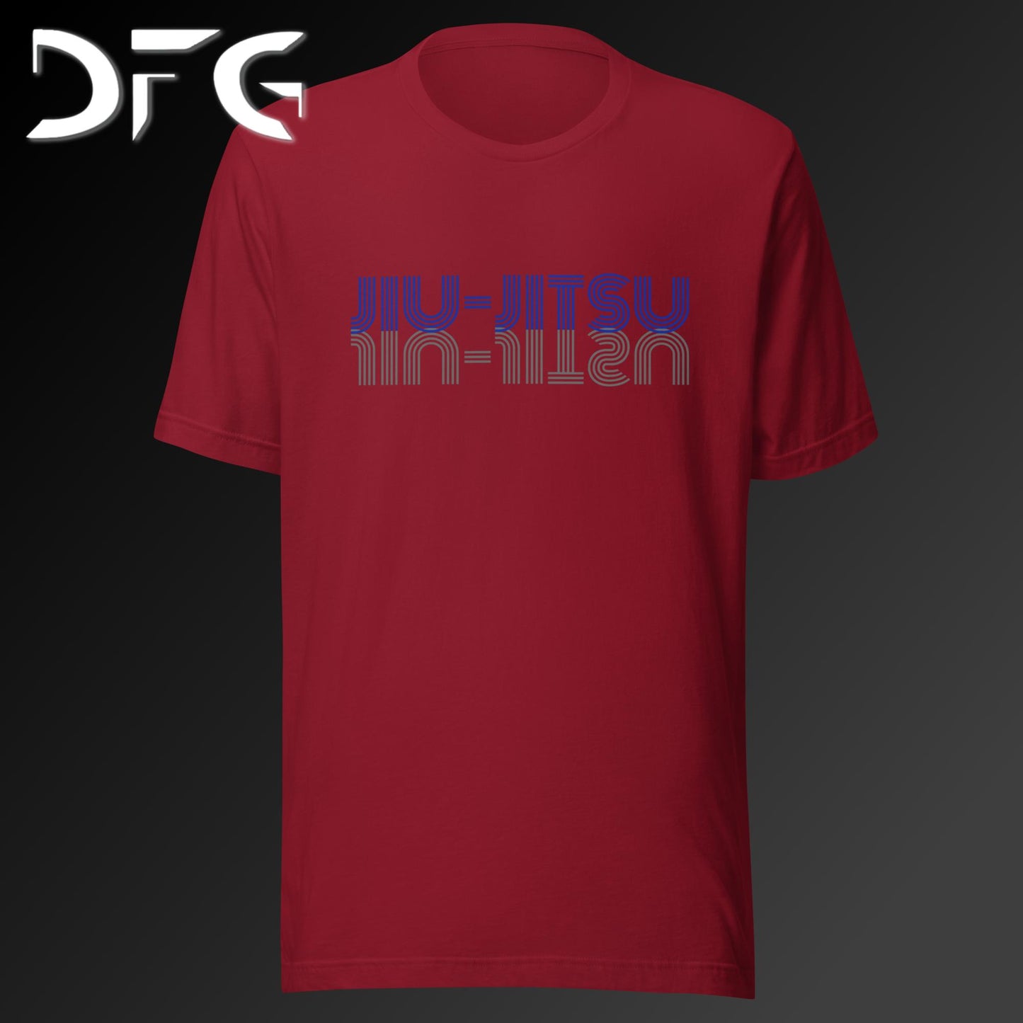 Adult Short-Sleeved T-Shirt BJJ Blue