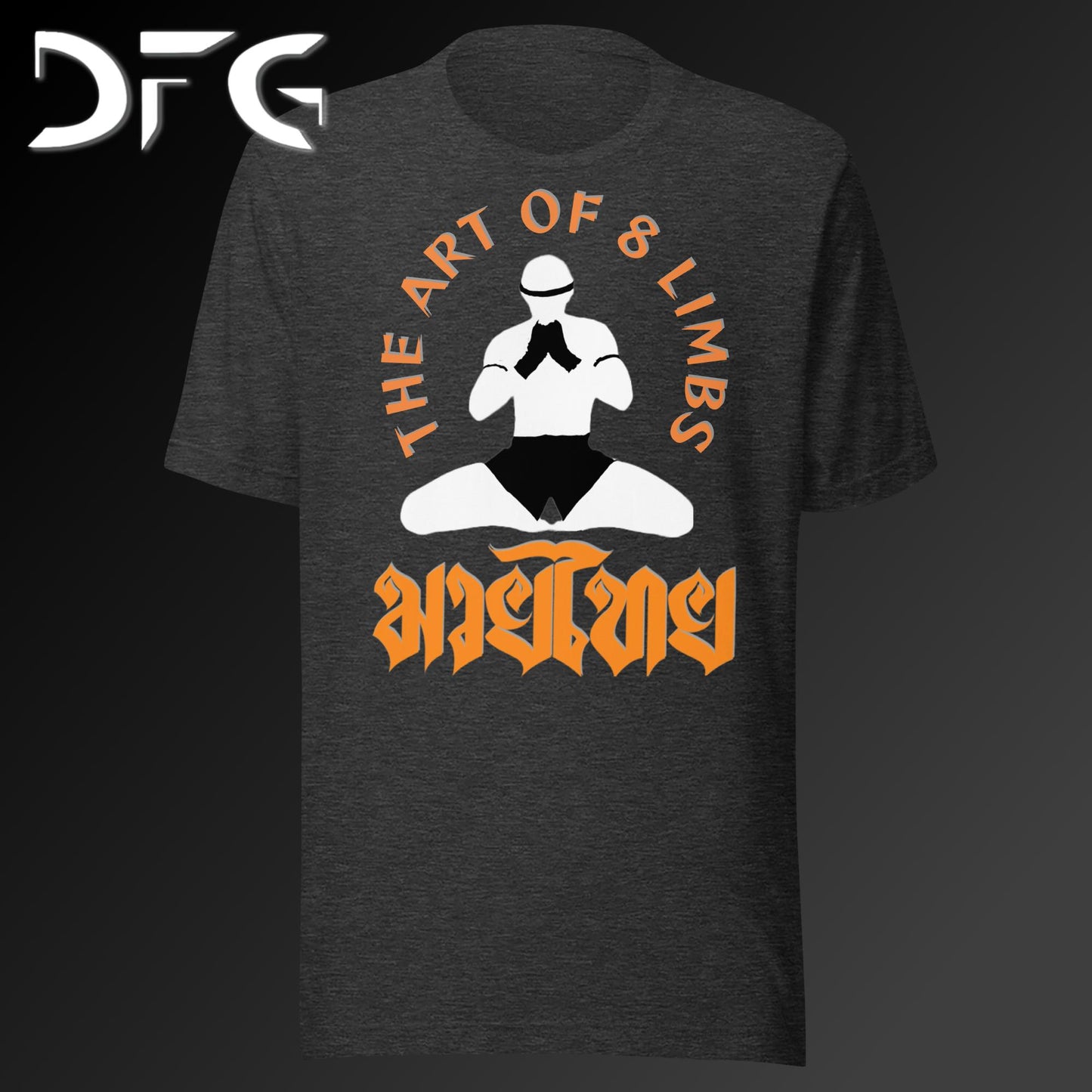 Adult Short-Sleeved T-Shirt Muay Thai Orange