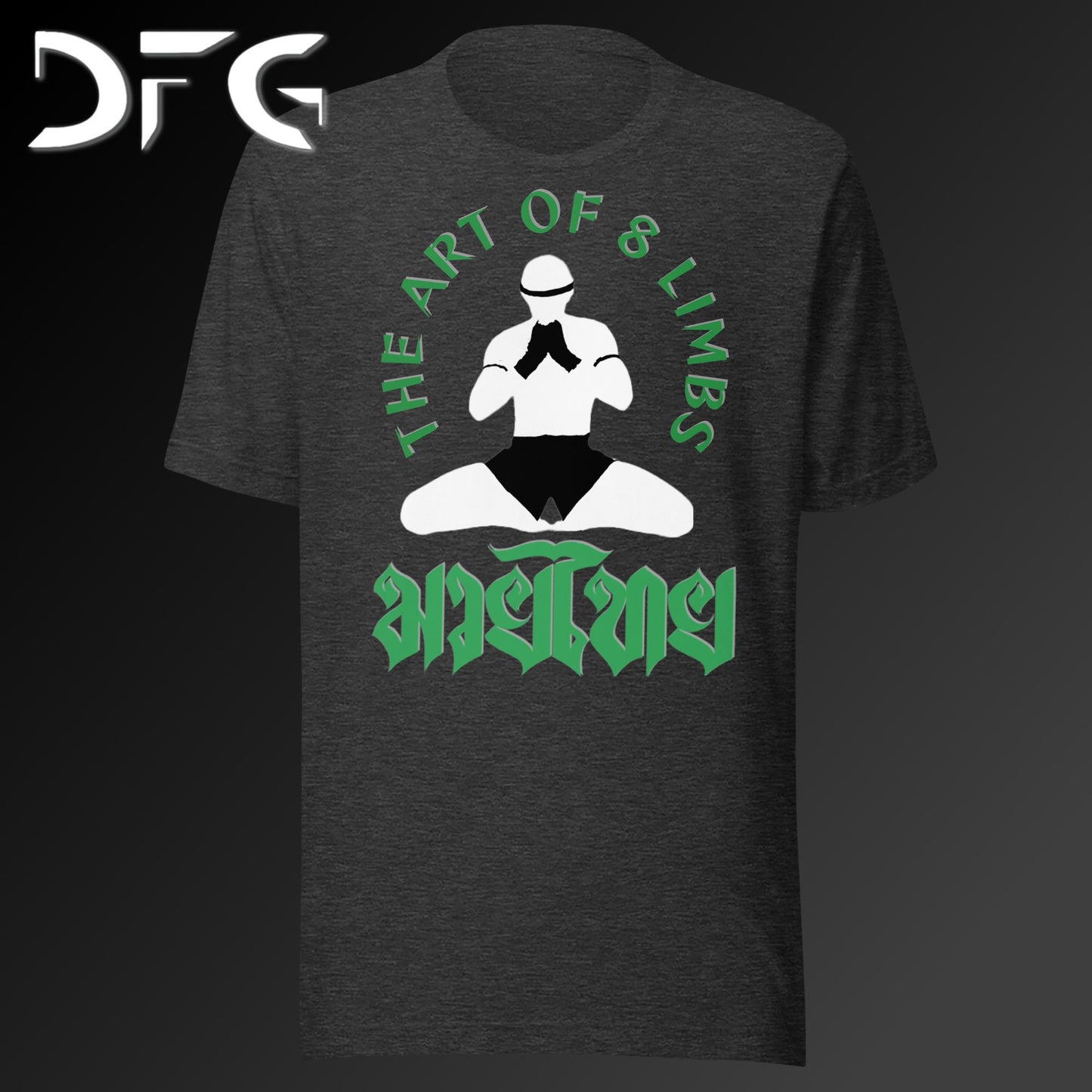 Adult Short-Sleeved T-Shirt Muay Thai Green