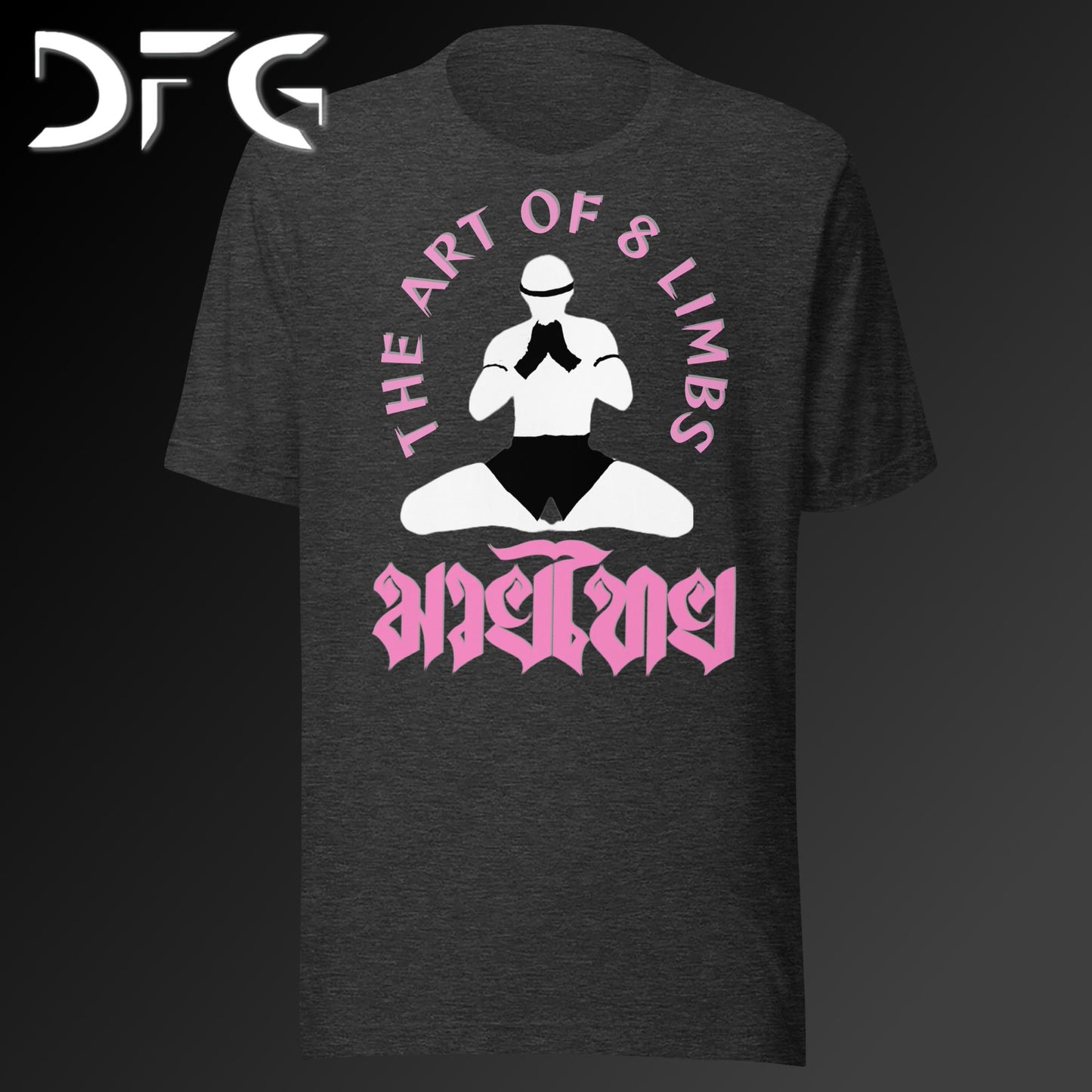 Adult Short-Sleeved T-Shirt Muay Thai Pink