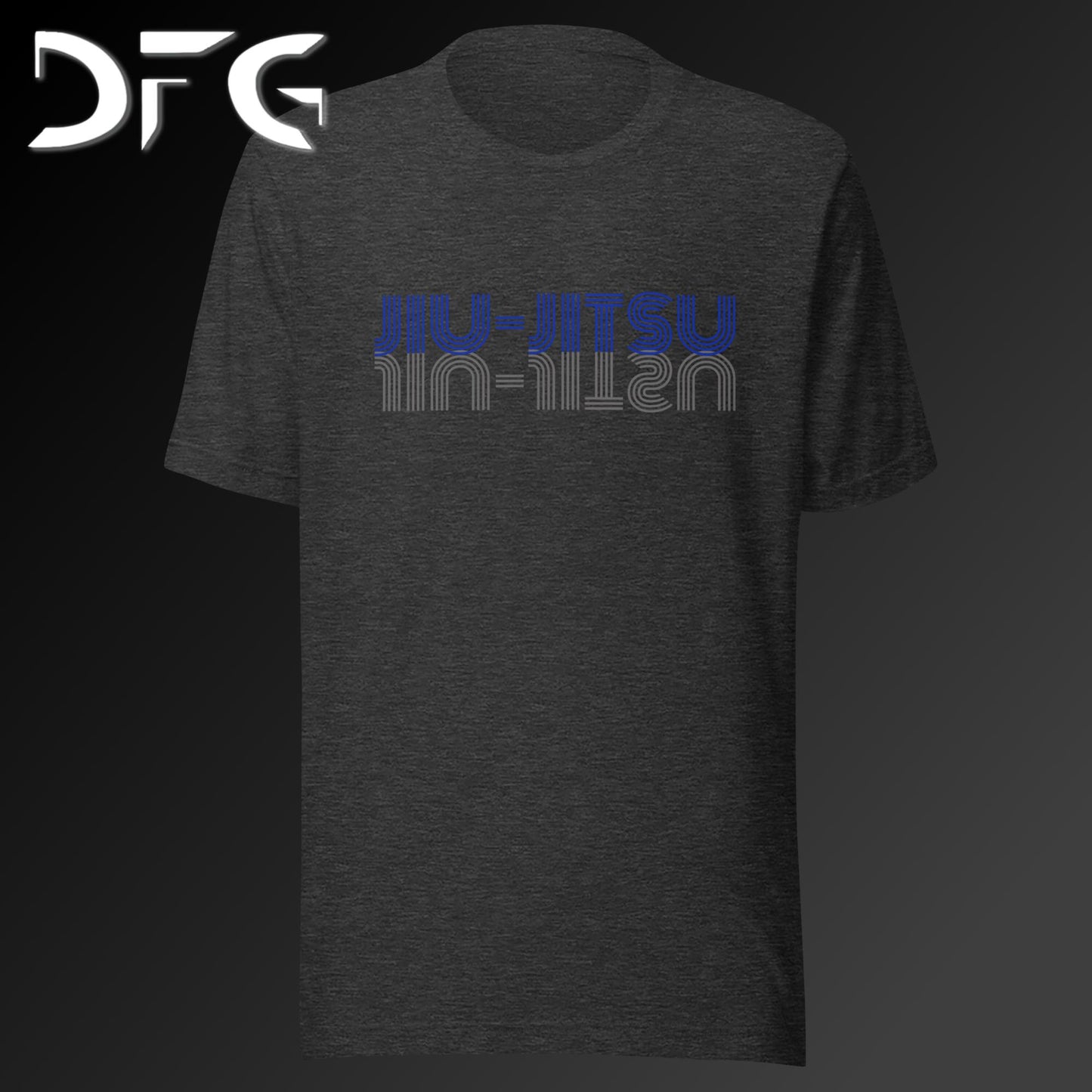 Adult Short-Sleeved T-Shirt BJJ Blue