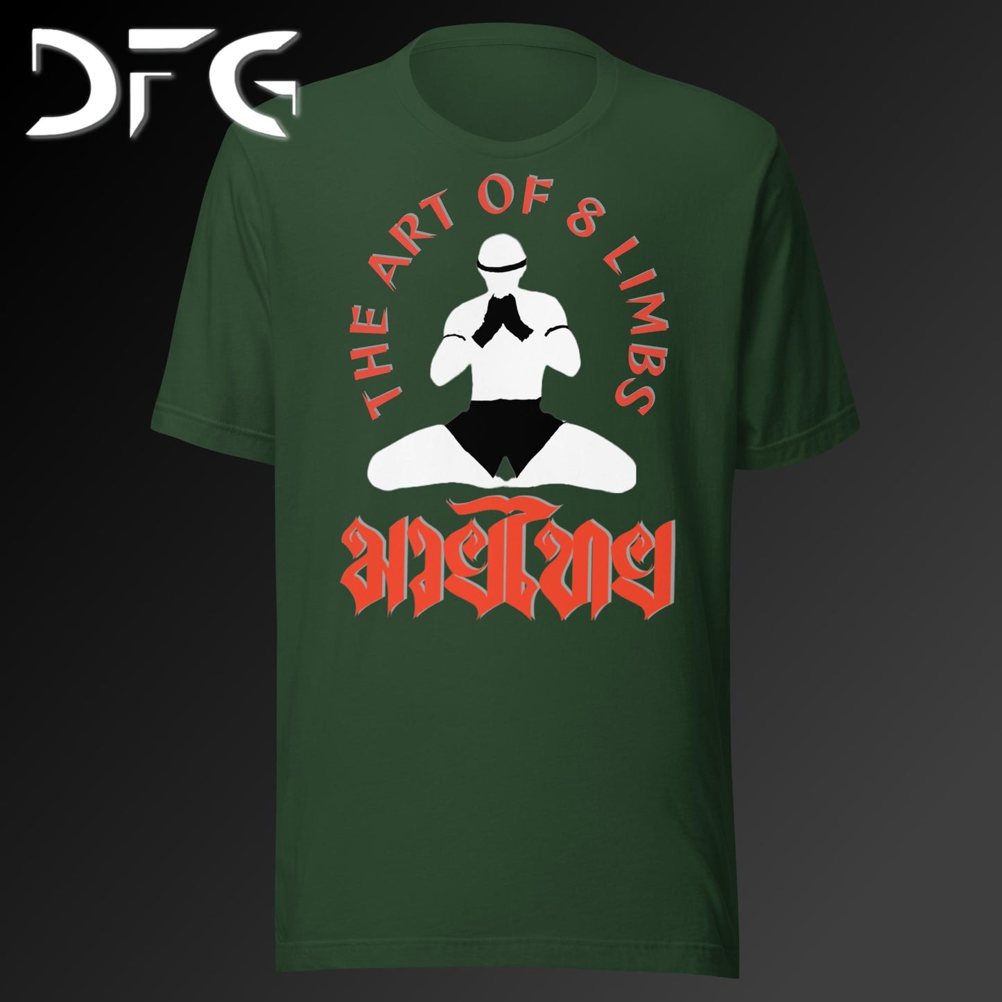 Adult Short-Sleeved T-Shirt Muay Thai Red