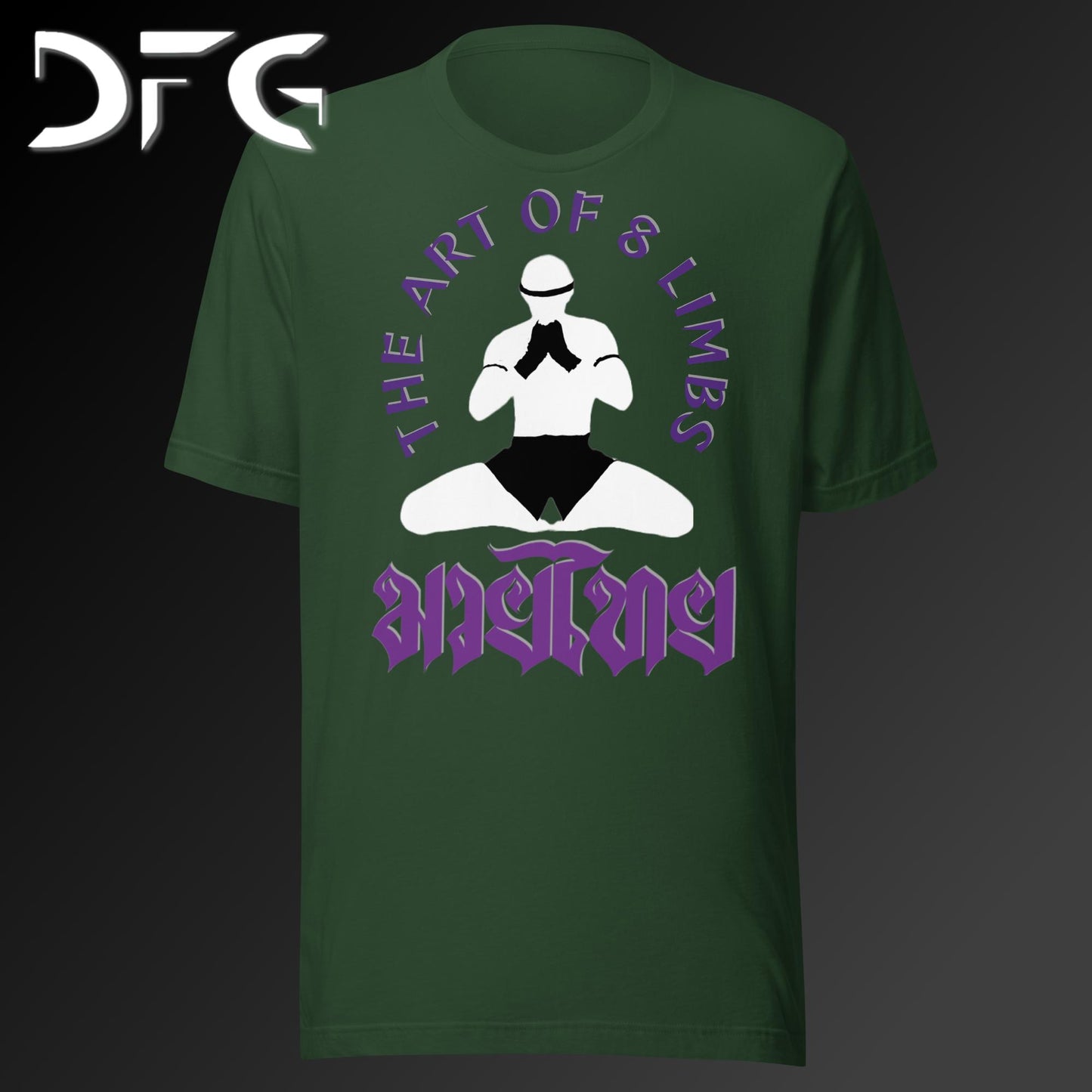 Adult Short-Sleeved T-Shirt Muay Thai Purple