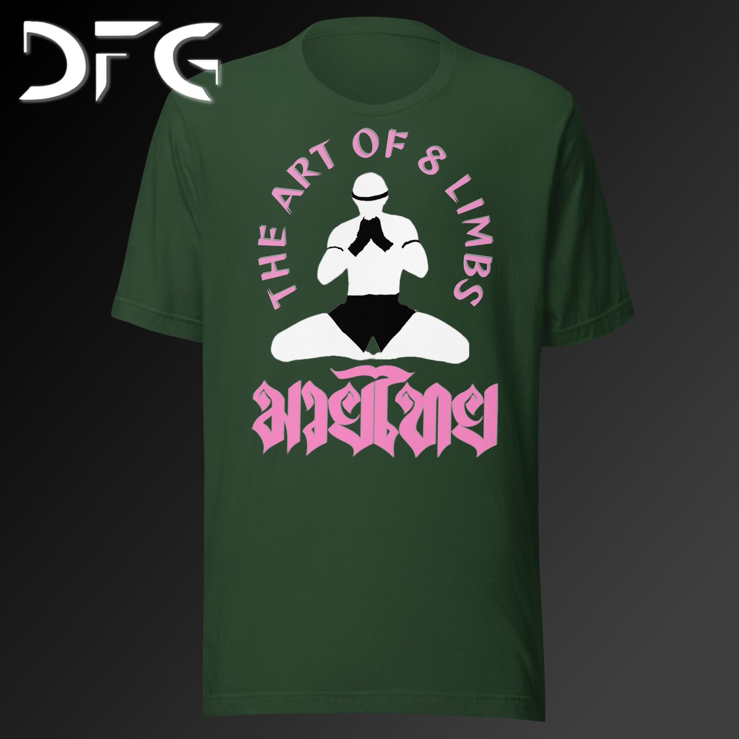 Adult Short-Sleeved T-Shirt Muay Thai Pink