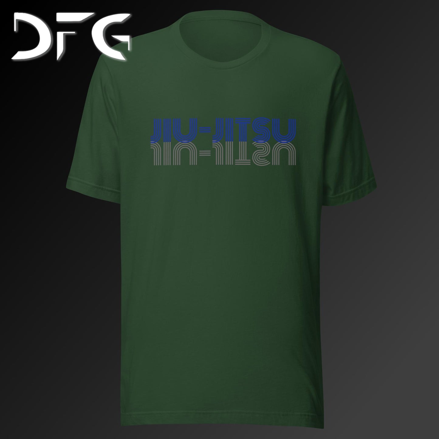 Adult Short-Sleeved T-Shirt BJJ Blue