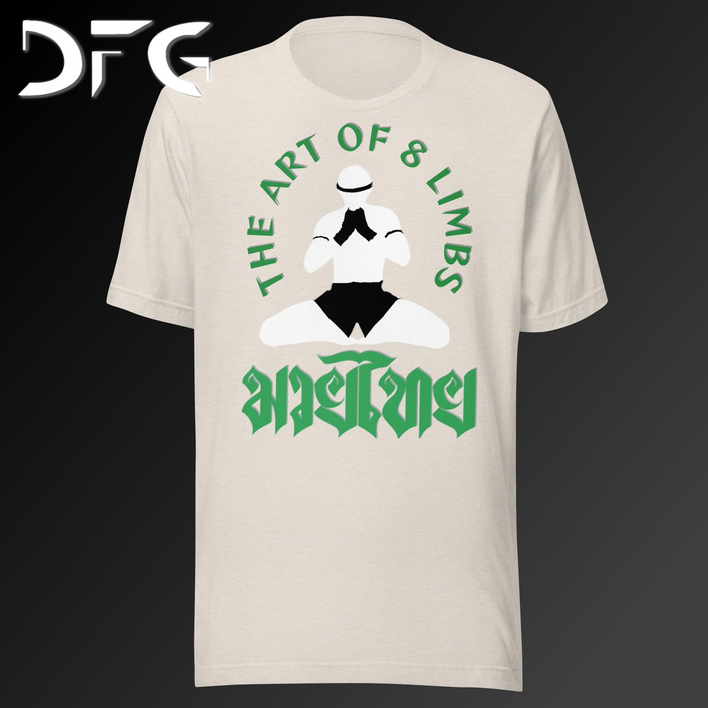 Adult Short-Sleeved T-Shirt Muay Thai Green
