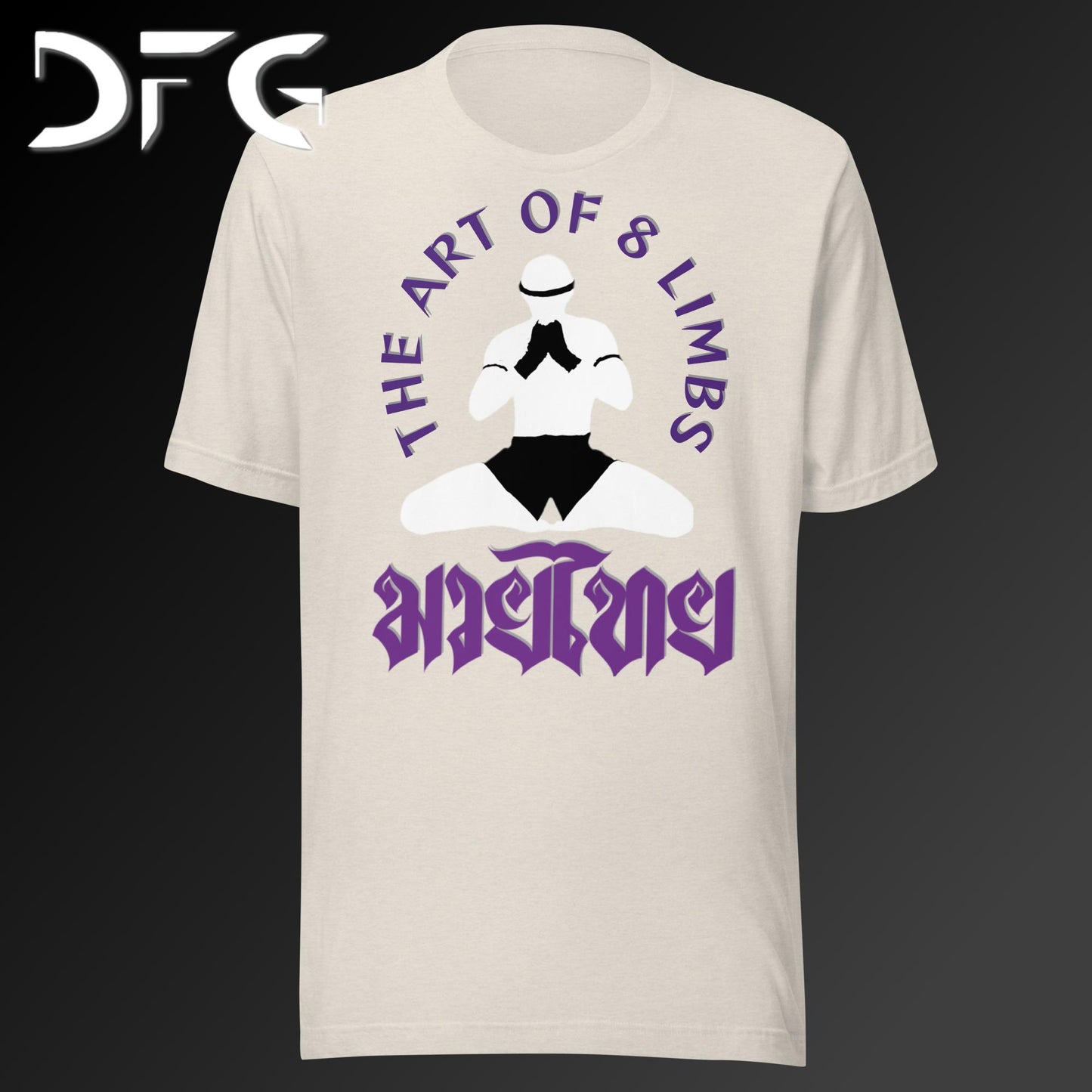 Adult Short-Sleeved T-Shirt Muay Thai Purple