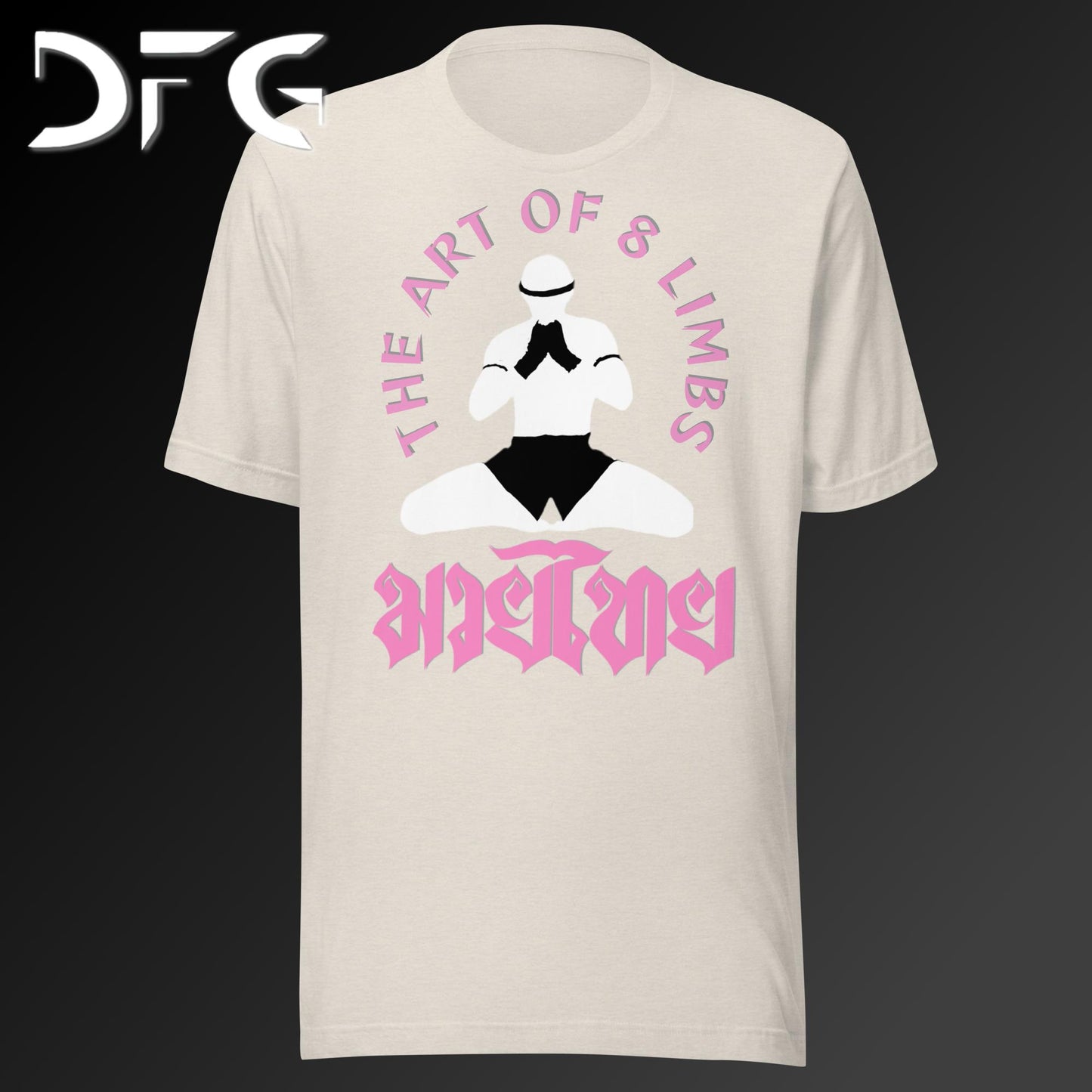 Adult Short-Sleeved T-Shirt Muay Thai Pink