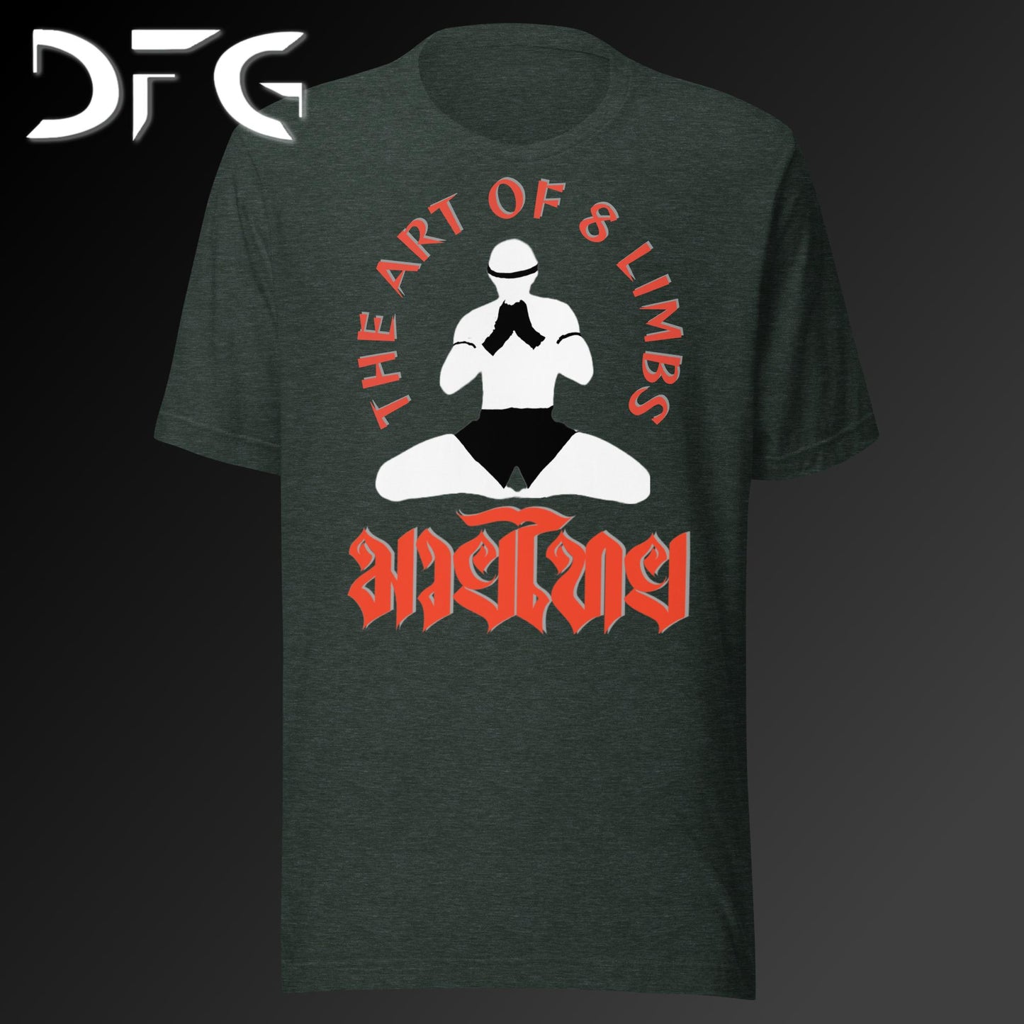 Adult Short-Sleeved T-Shirt Muay Thai Red