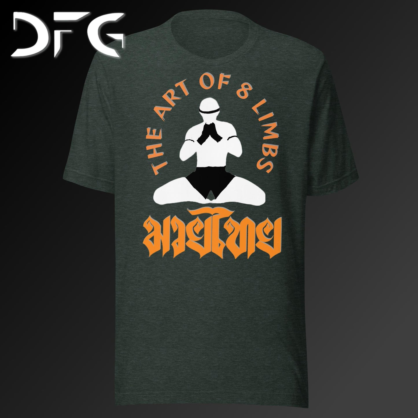 Adult Short-Sleeved T-Shirt Muay Thai Orange