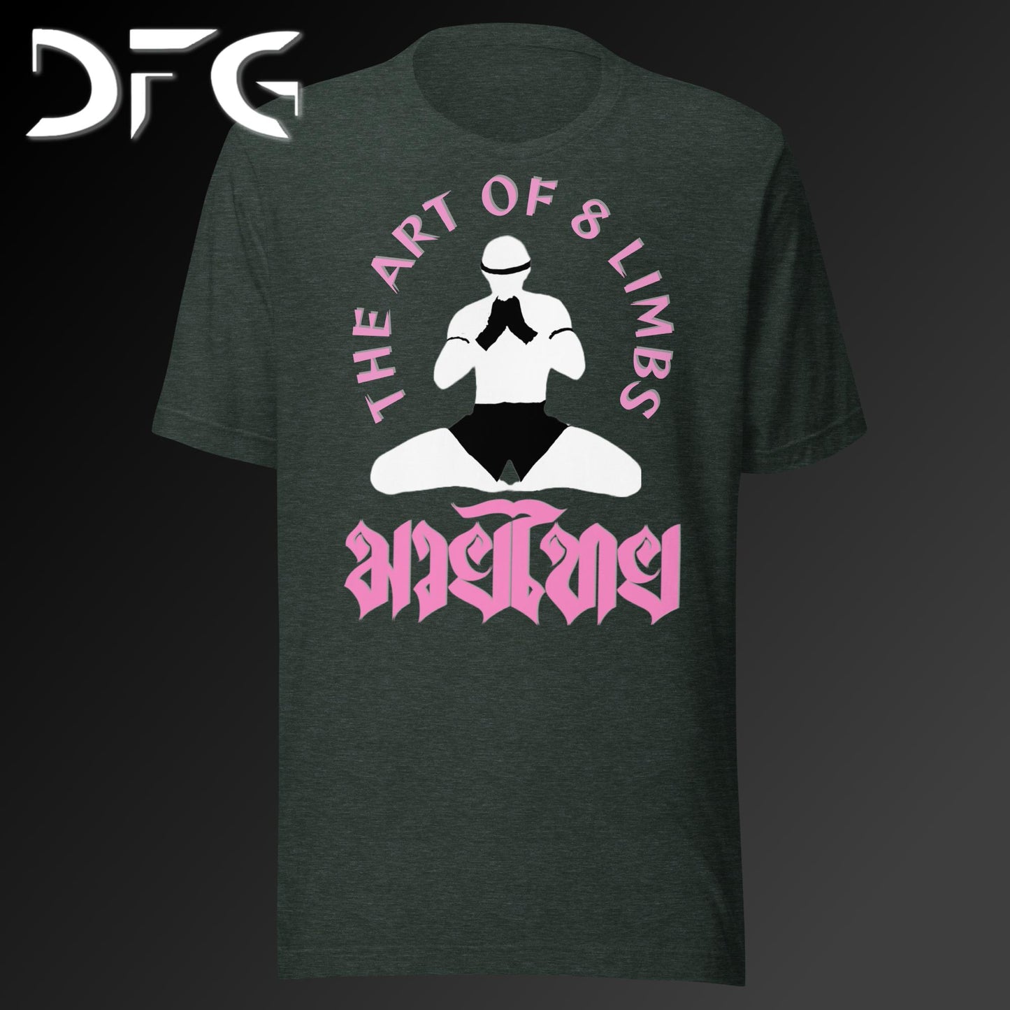 Adult Short-Sleeved T-Shirt Muay Thai Pink