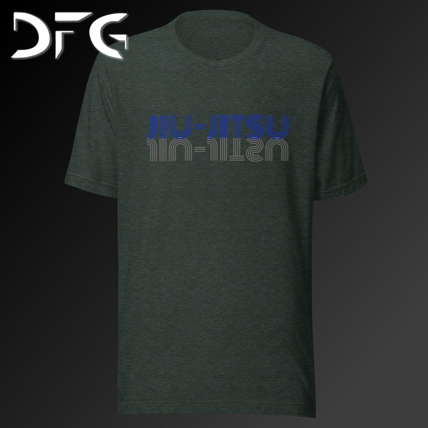 Adult Short-Sleeved T-Shirt BJJ Blue