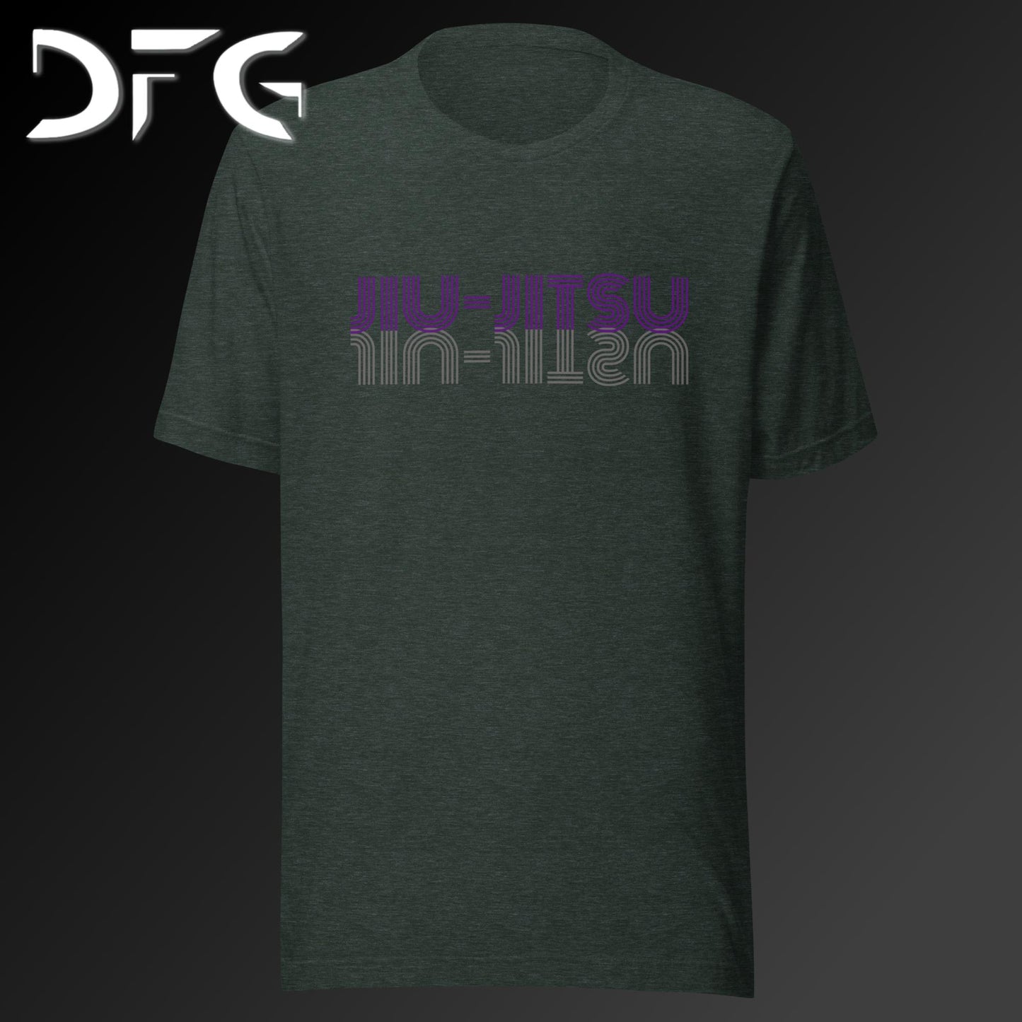 Adult Short-Sleeved T-Shirt BJJ Purple