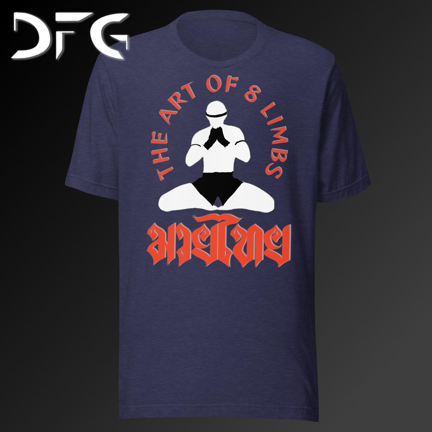 Adult Short-Sleeved T-Shirt Muay Thai Red