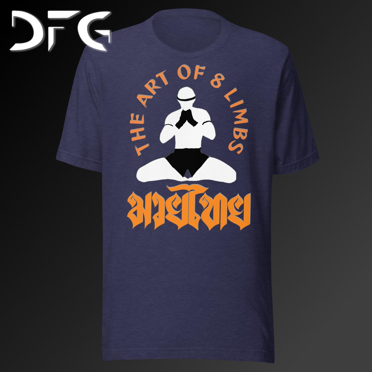 Adult Short-Sleeved T-Shirt Muay Thai Orange