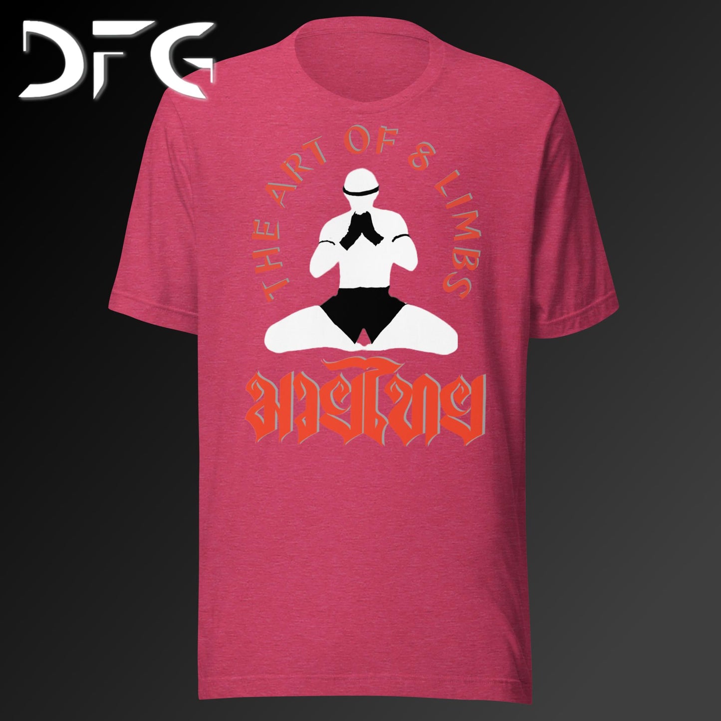 Adult Short-Sleeved T-Shirt Muay Thai Red