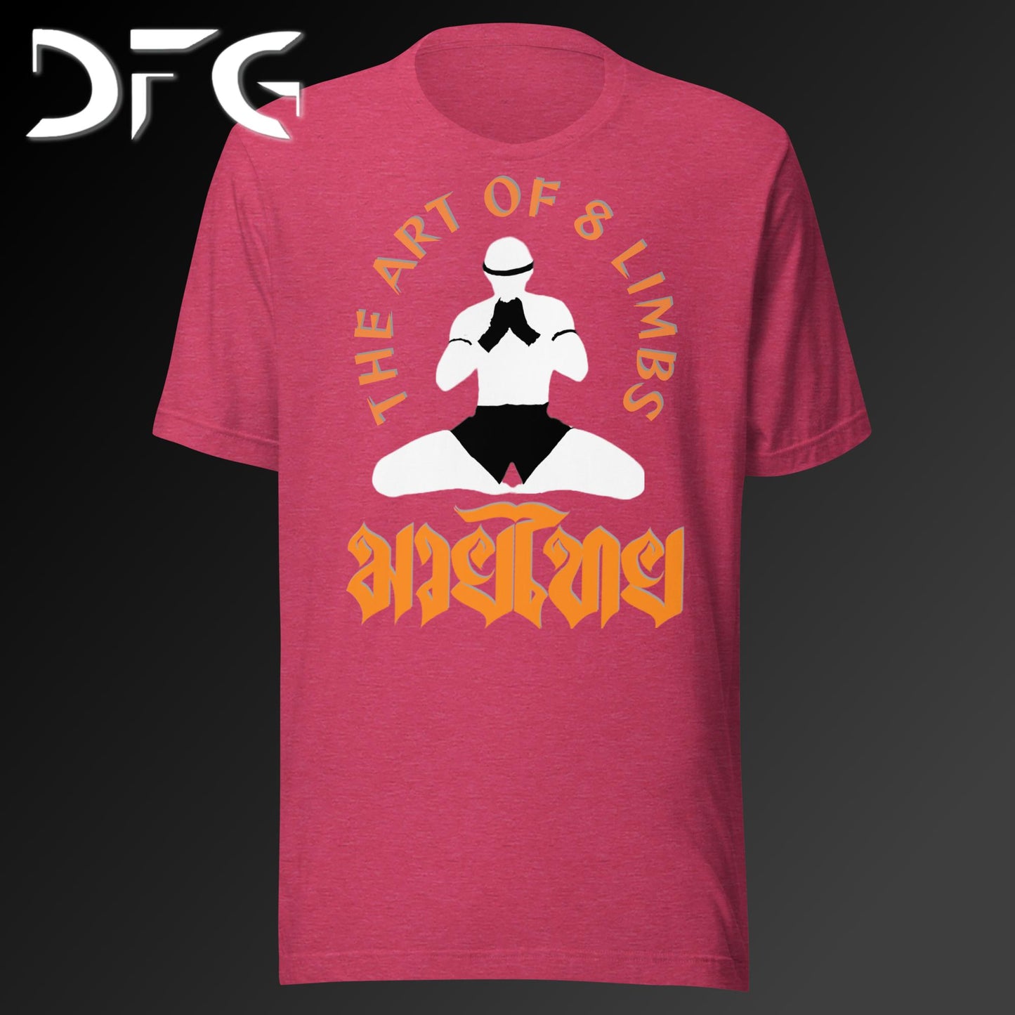 Adult Short-Sleeved T-Shirt Muay Thai Orange