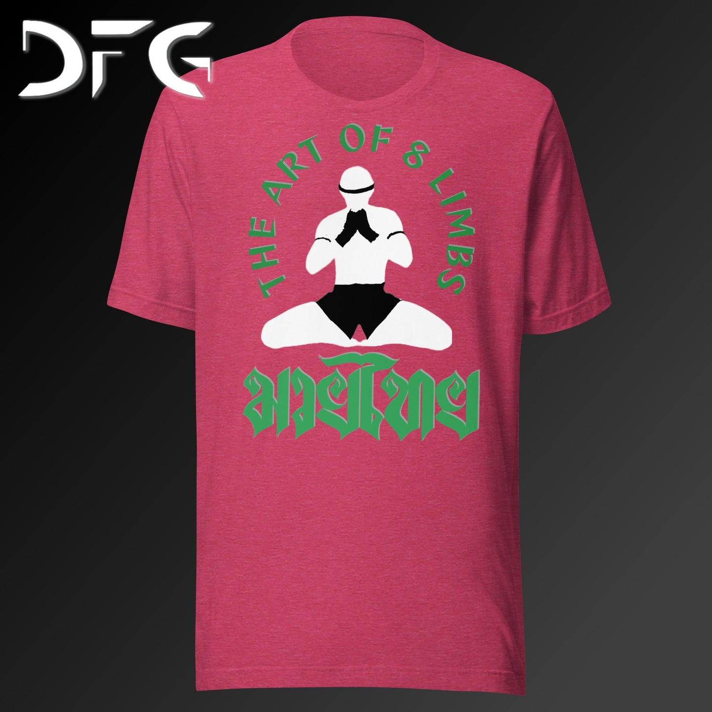 Adult Short-Sleeved T-Shirt Muay Thai Green