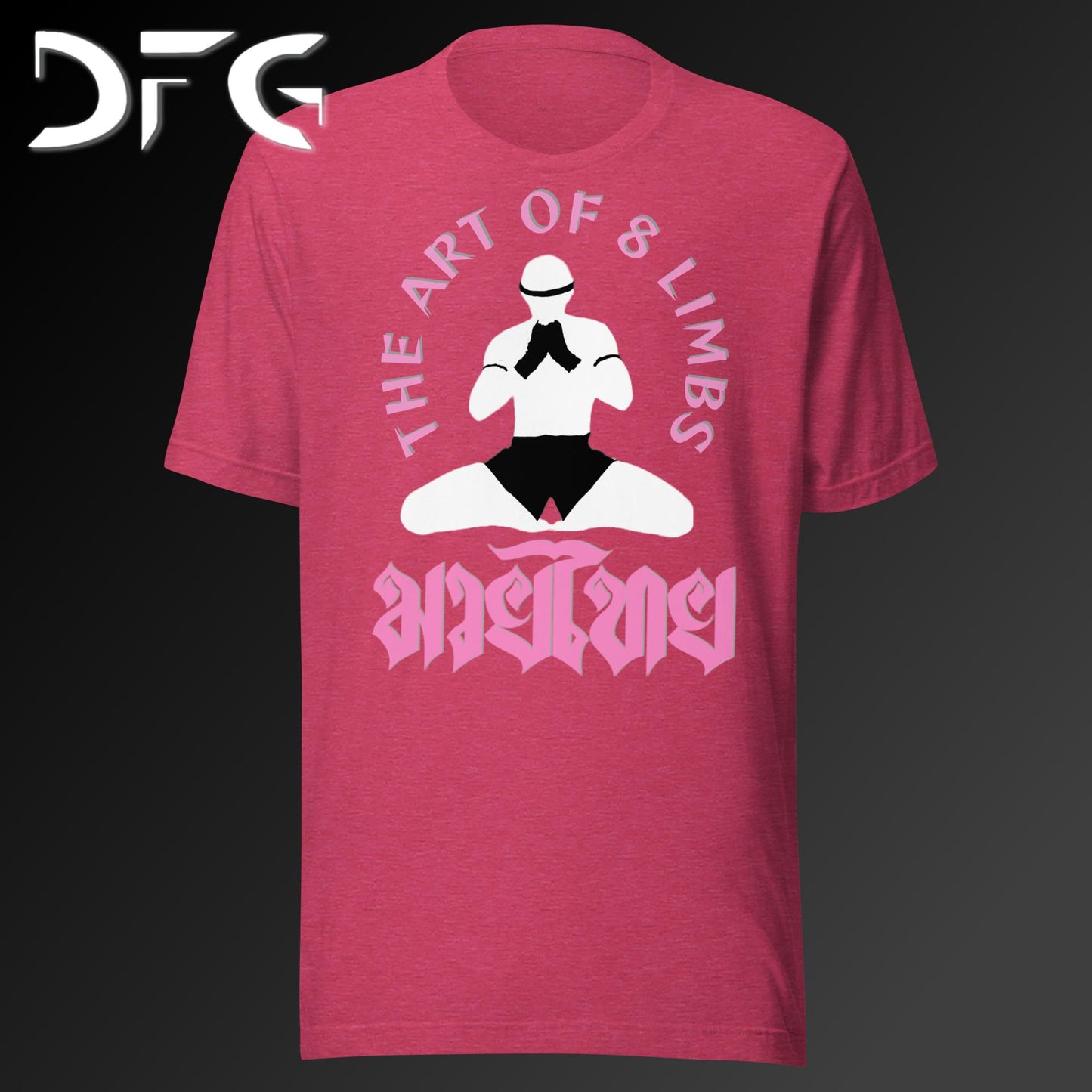 Adult Short-Sleeved T-Shirt Muay Thai Pink
