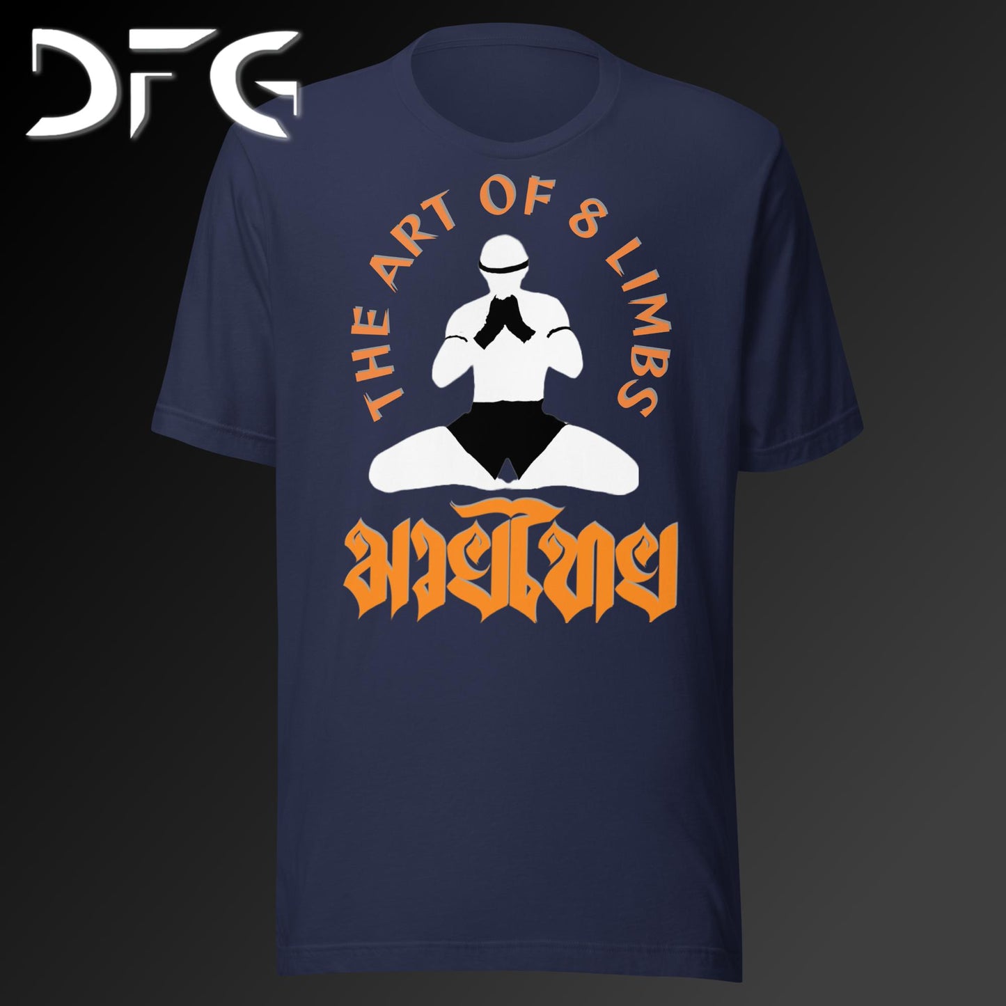 Adult Short-Sleeved T-Shirt Muay Thai Orange