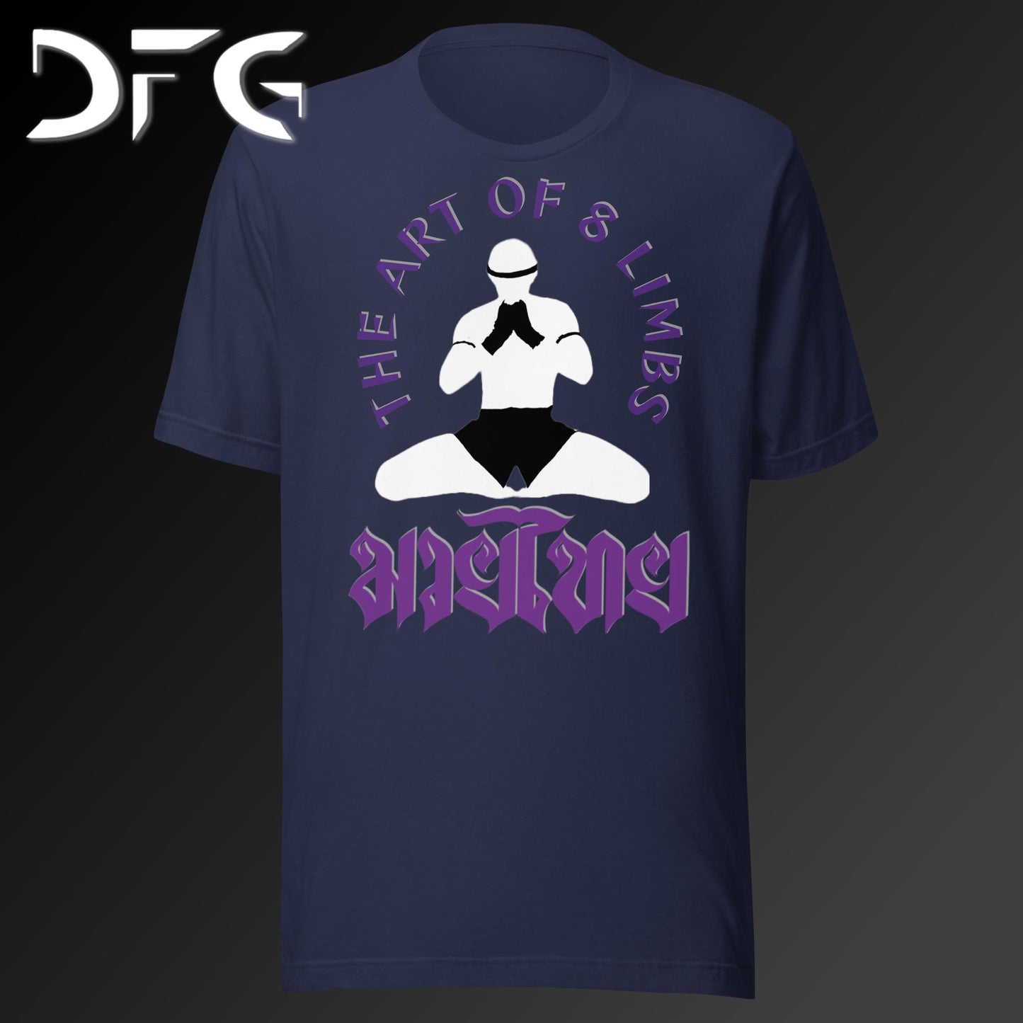 Adult Short-Sleeved T-Shirt Muay Thai Purple